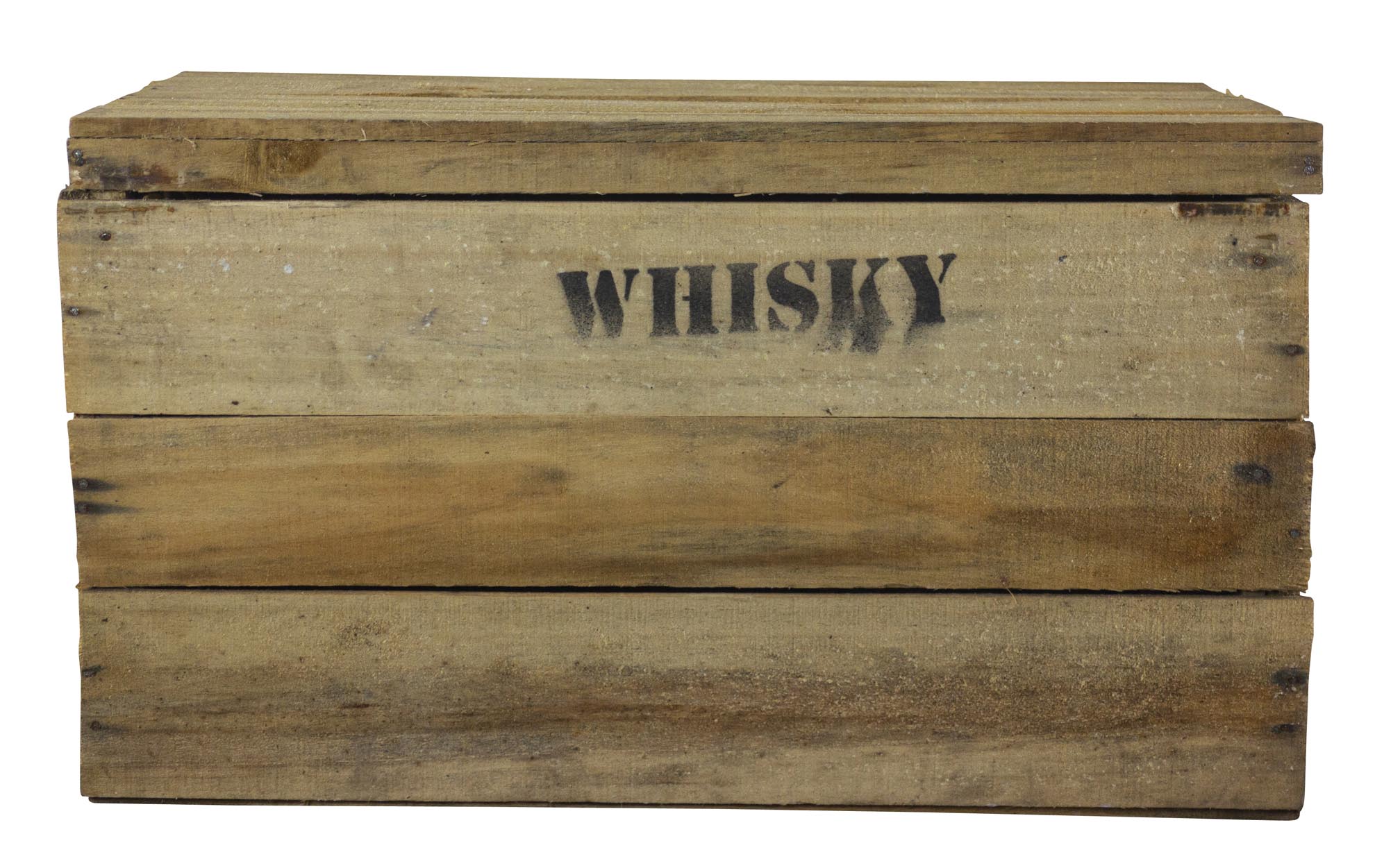 alte Holztruhe Whisky mt Deckel in verschiedenen Grössen xl