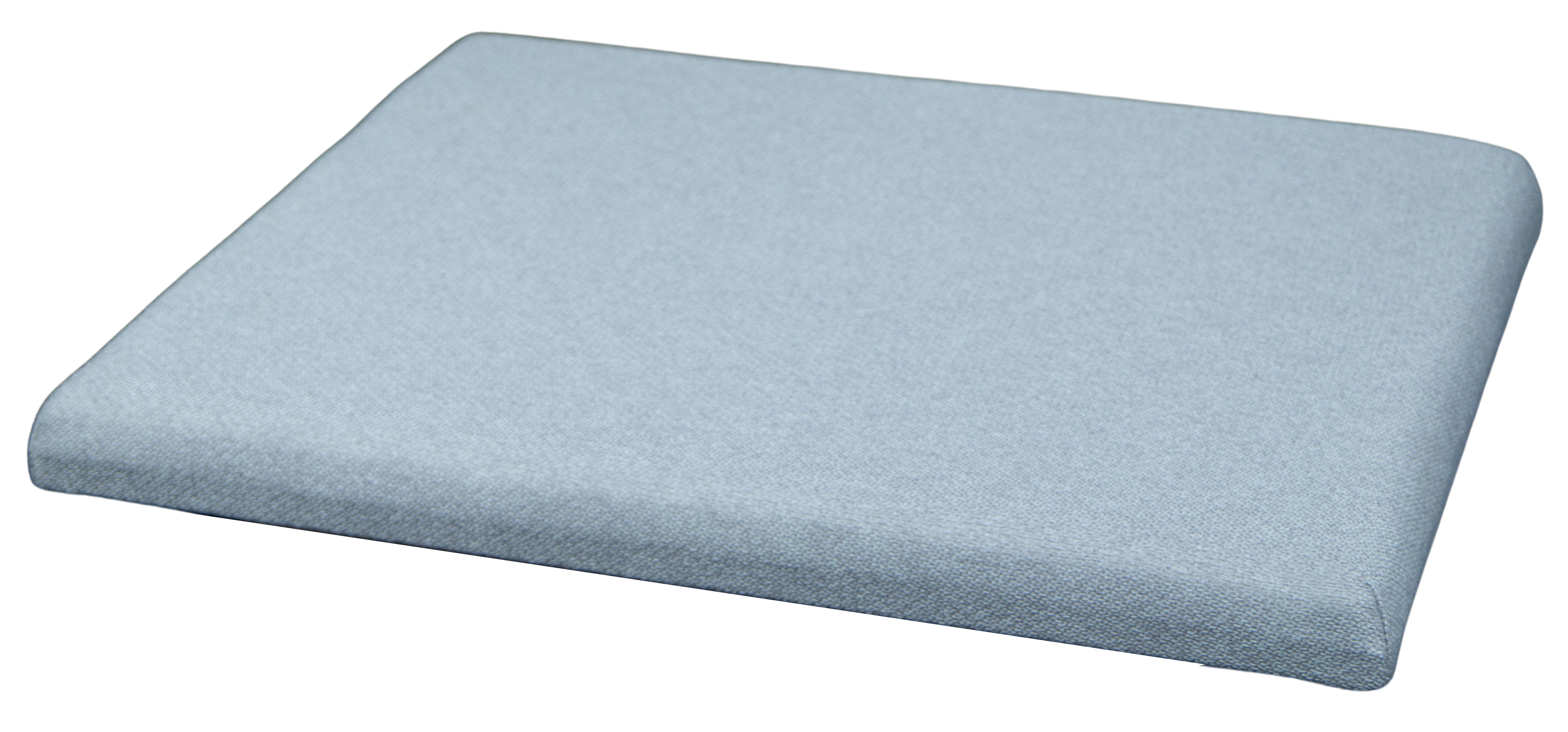 Polsteraufsatz für unsere Holzkiste "Johanna" in hellgrau 50x40cm