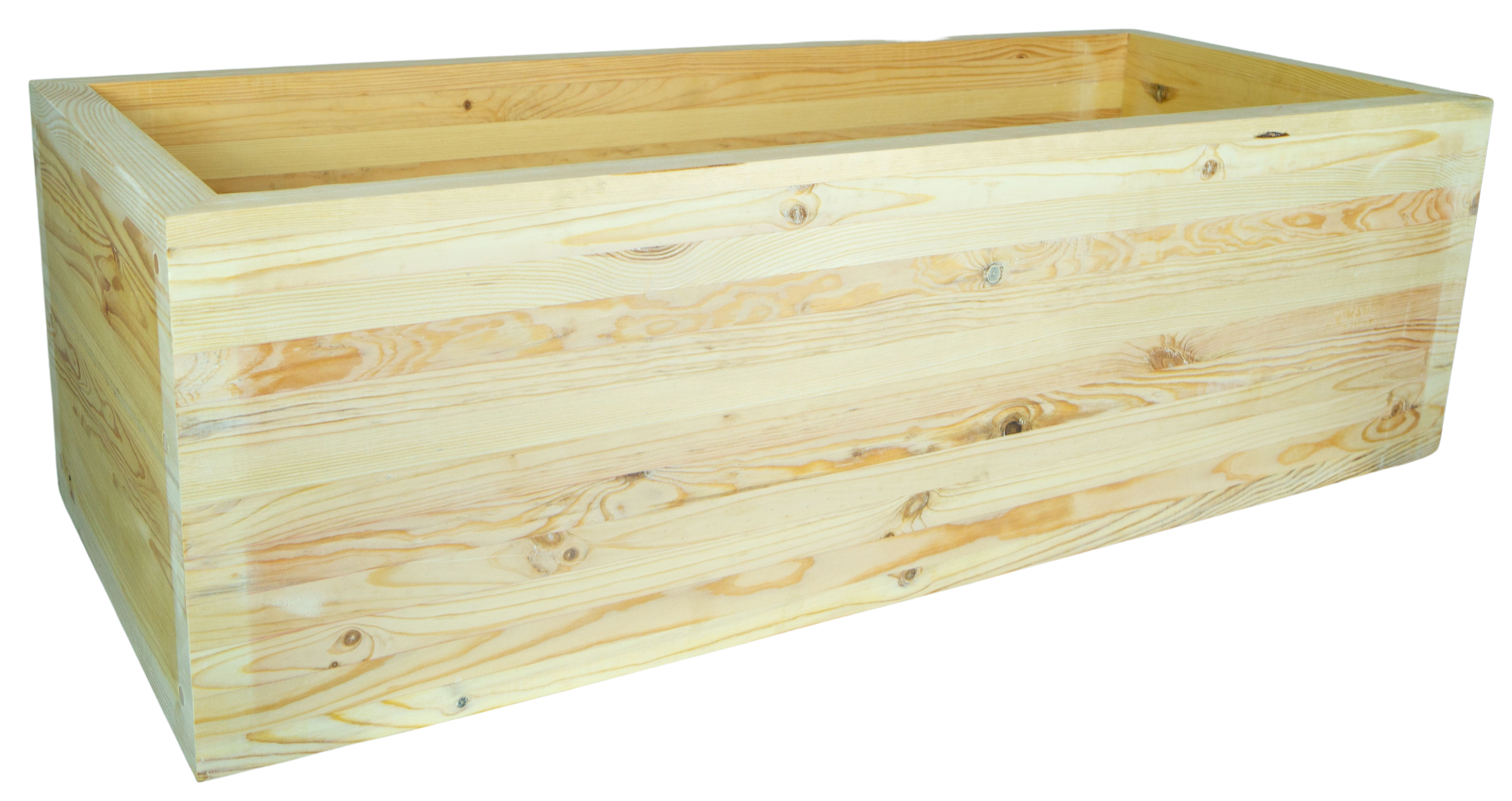 Lowboard in natur 100x40x30cm aus Massivholz Vintage-Tisch rustikal