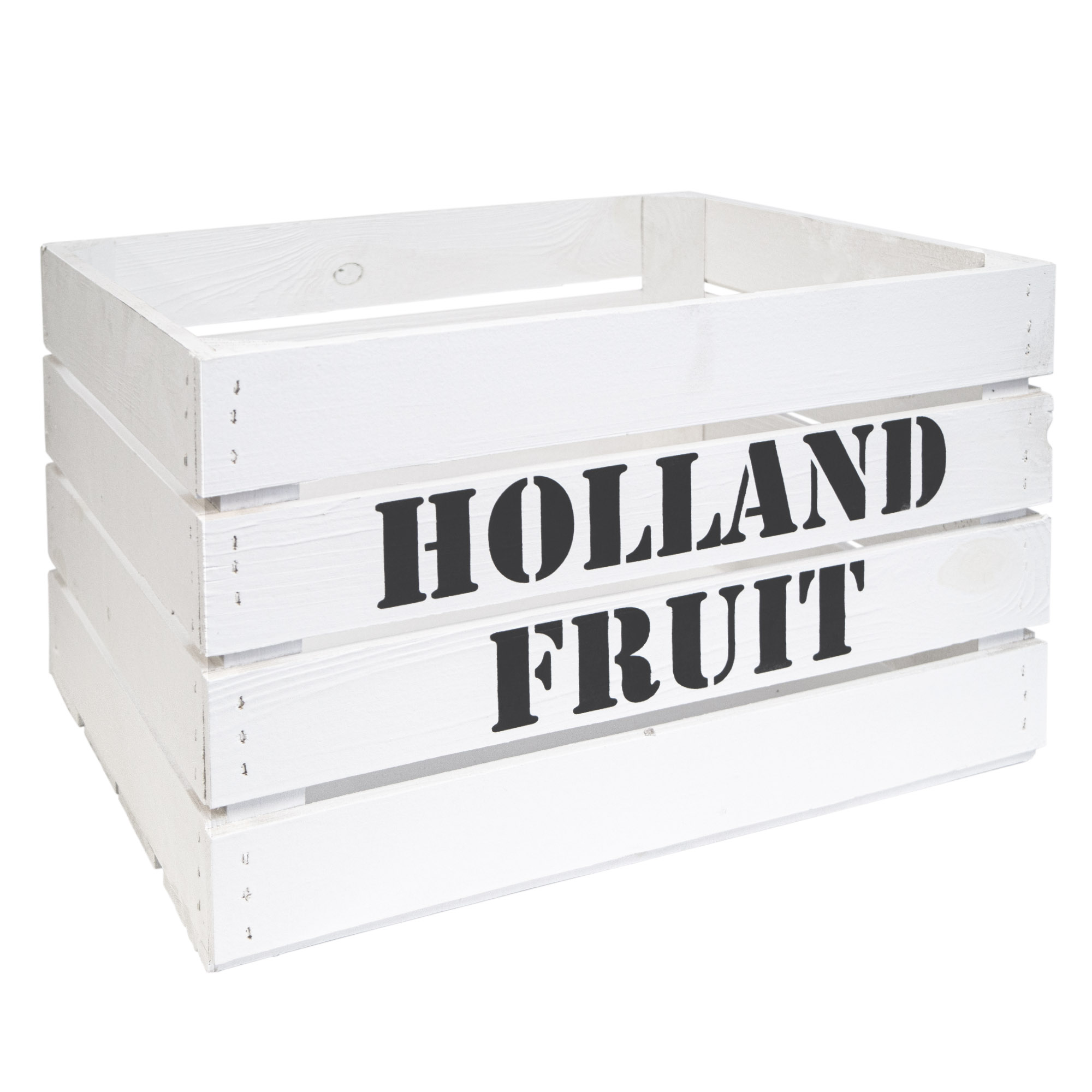 Obstkiste HOLLAND FRUIT Weiss