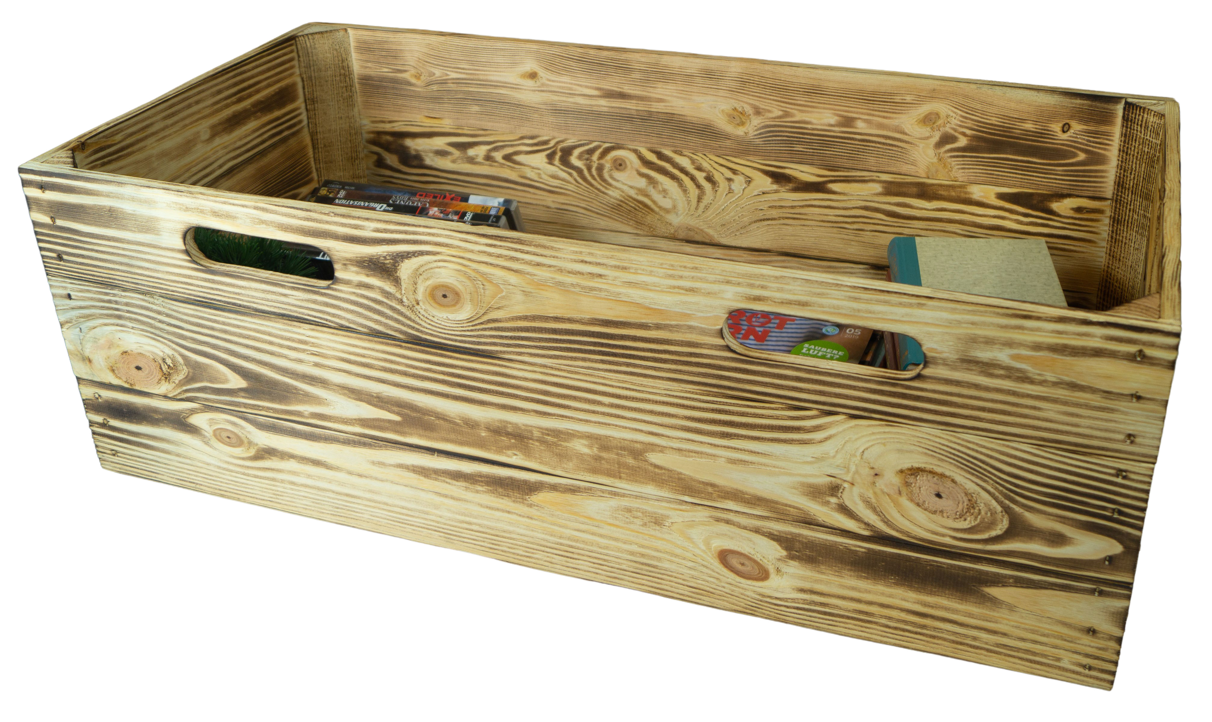 Boîte en bois noir émaillé convenant aux étagères Kallax et Expedit Insert pour étagère