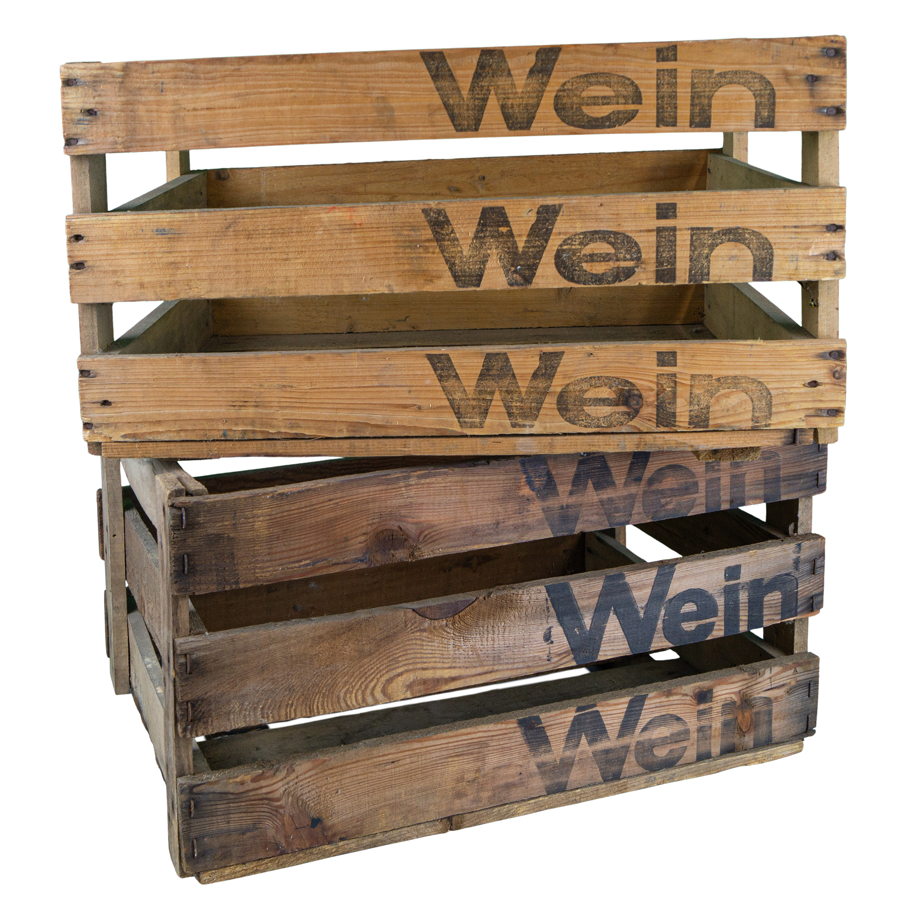 alte Weinkiste WEIN WEIN WEIN  2te Wahl
