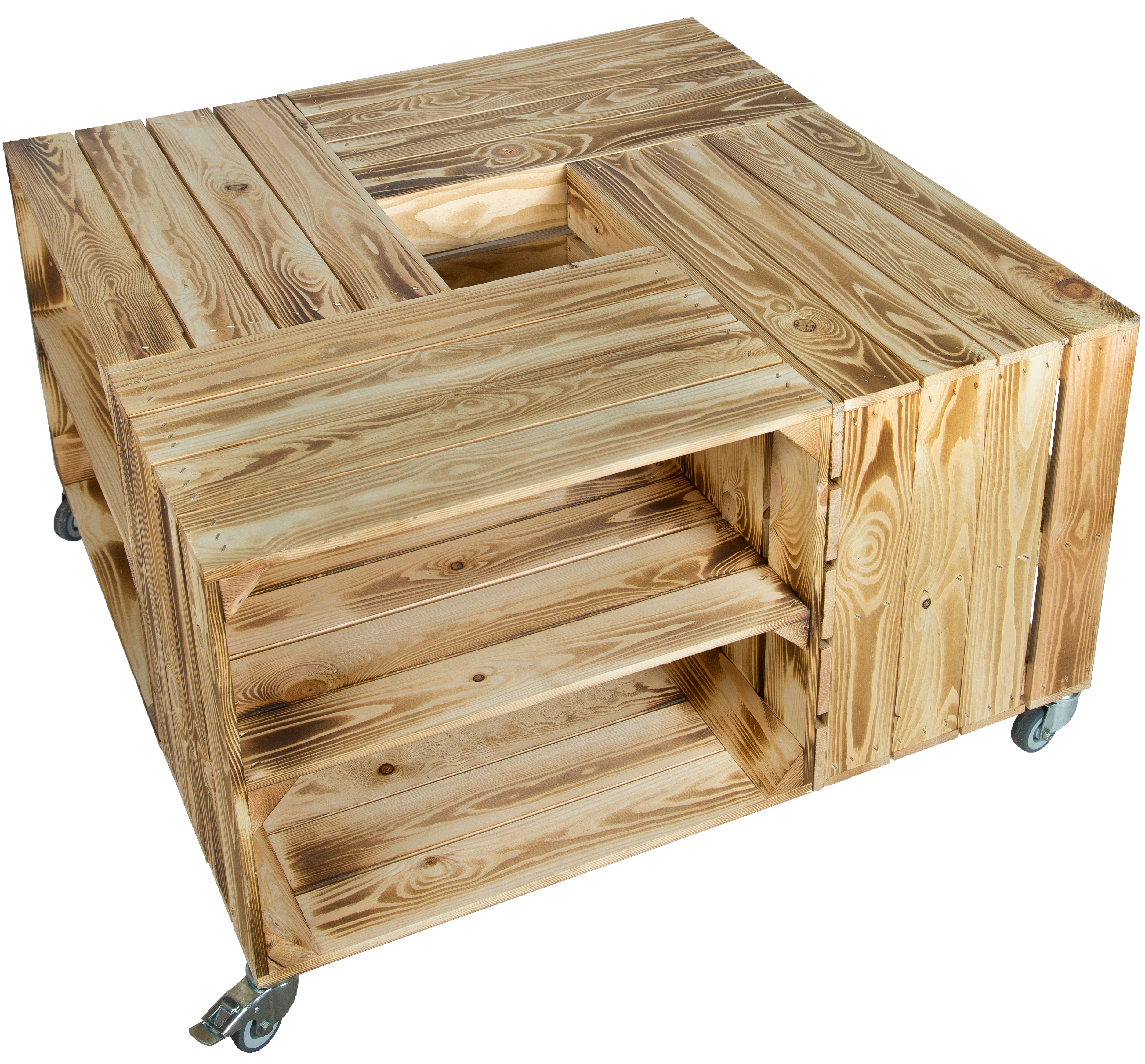 grande table de fruits Johanna flambée, rouleaux inclus