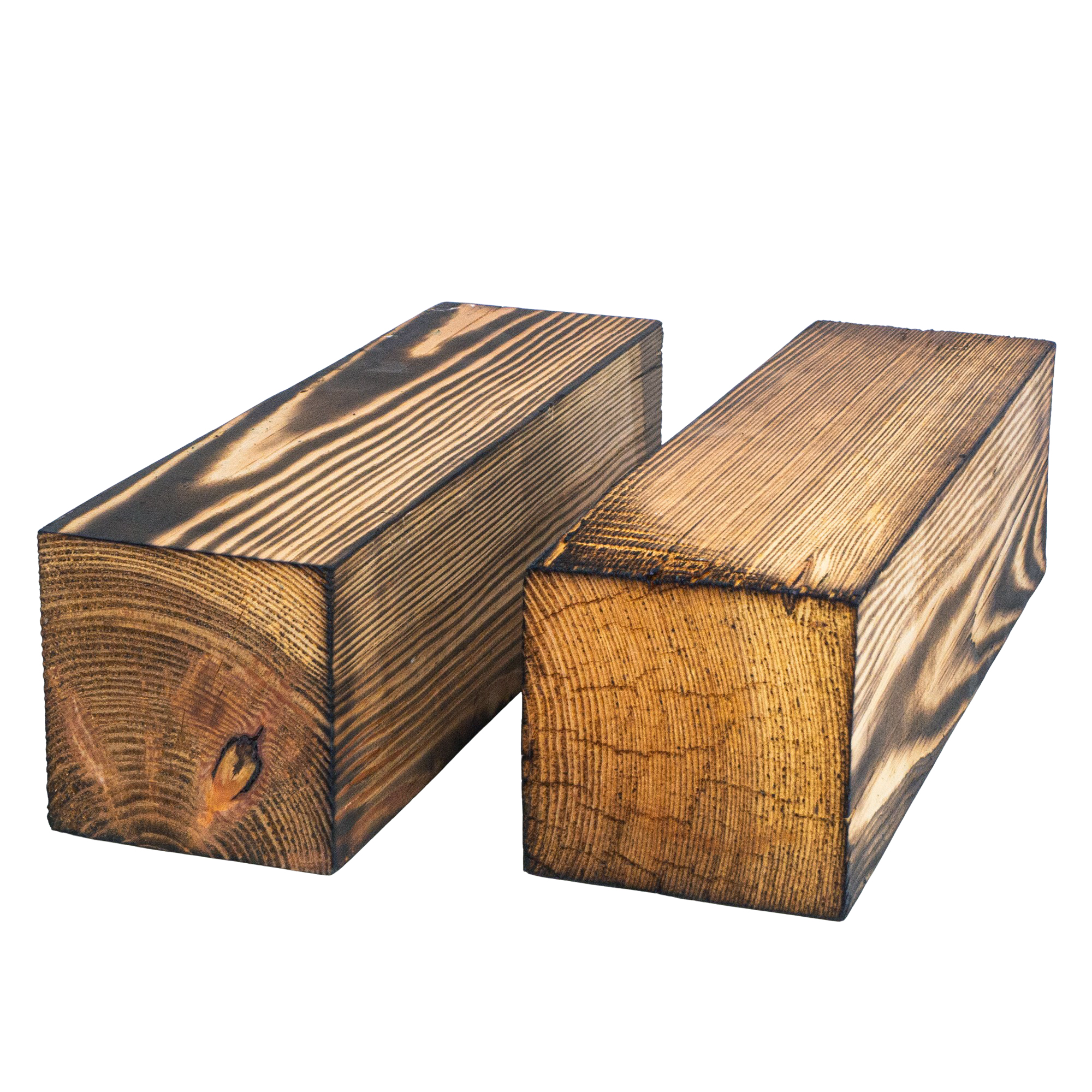 2er Set Regalfüsse 30 x 9 x 9 cm für Johanna Geflammt