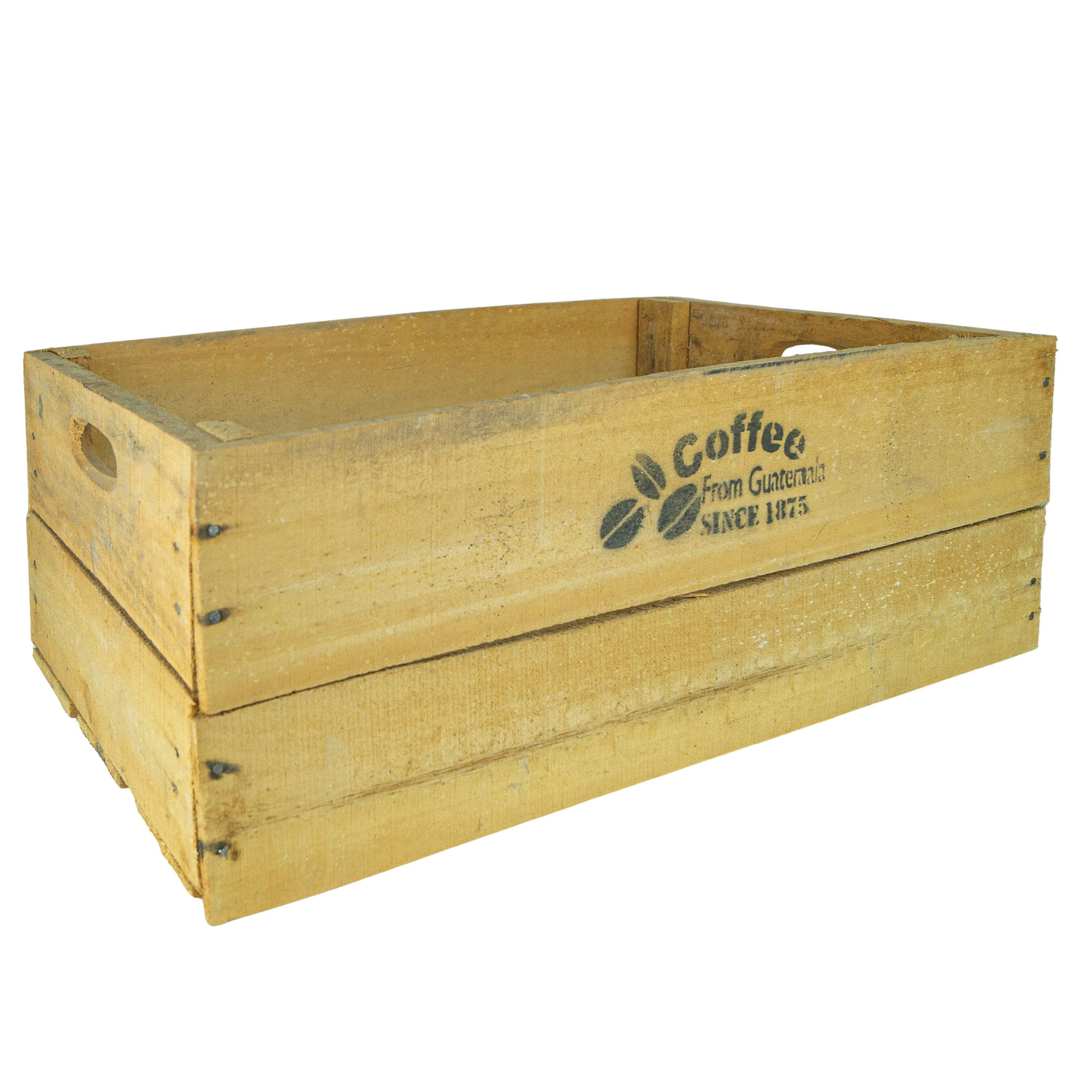 alte Holzkiste Number in verschiedenen Grössen SET Coffee