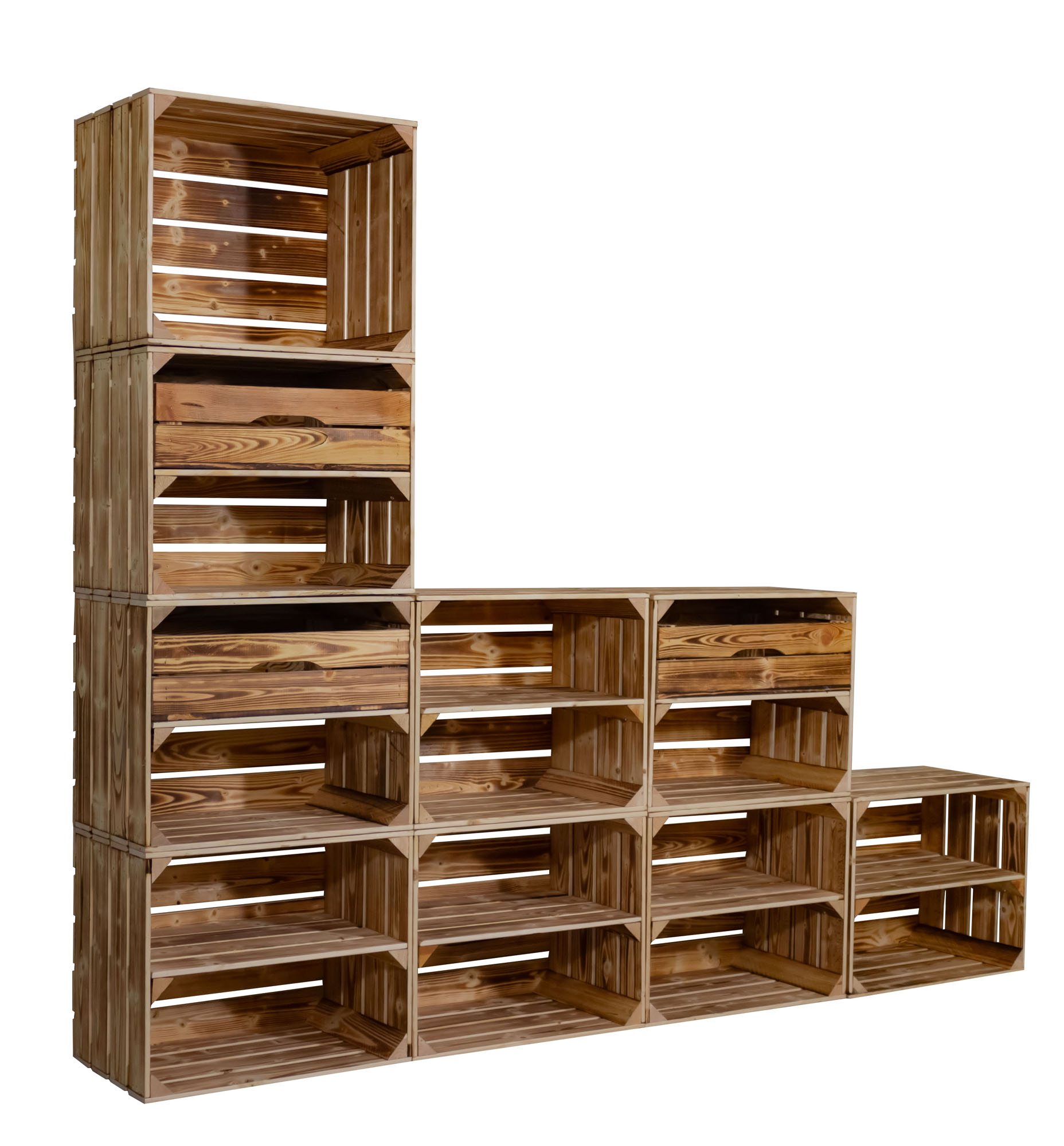 Étagère à chaussures avec 17 niveaux Armoire à chaussures, rangement de chaussures, organisateur de chaussures, pour jusqu'à 34 paires de chaussures, pour le salon, l'entrée (Flammé)
