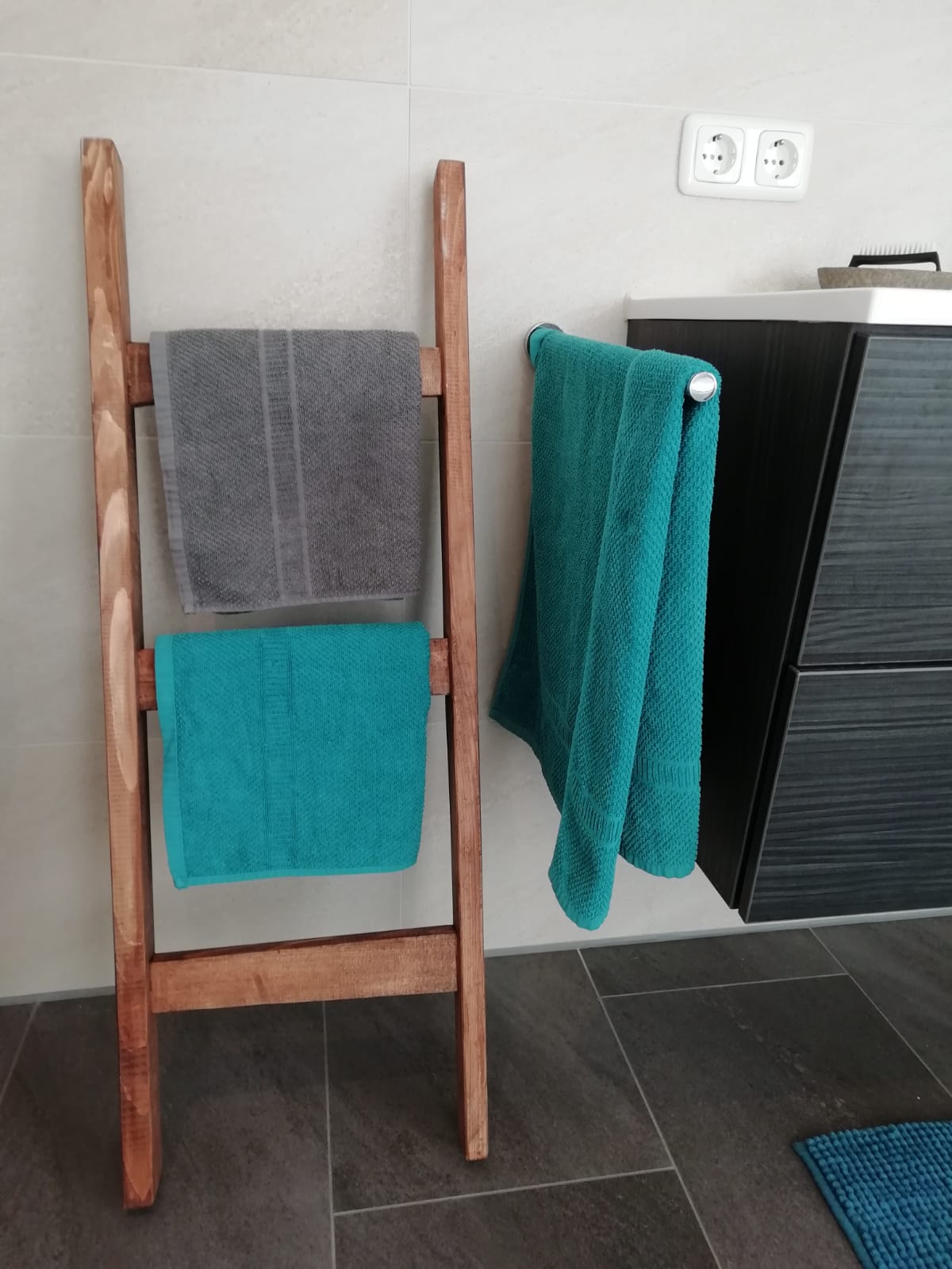Holzleiter Altländer Art 100cm Neu Braun