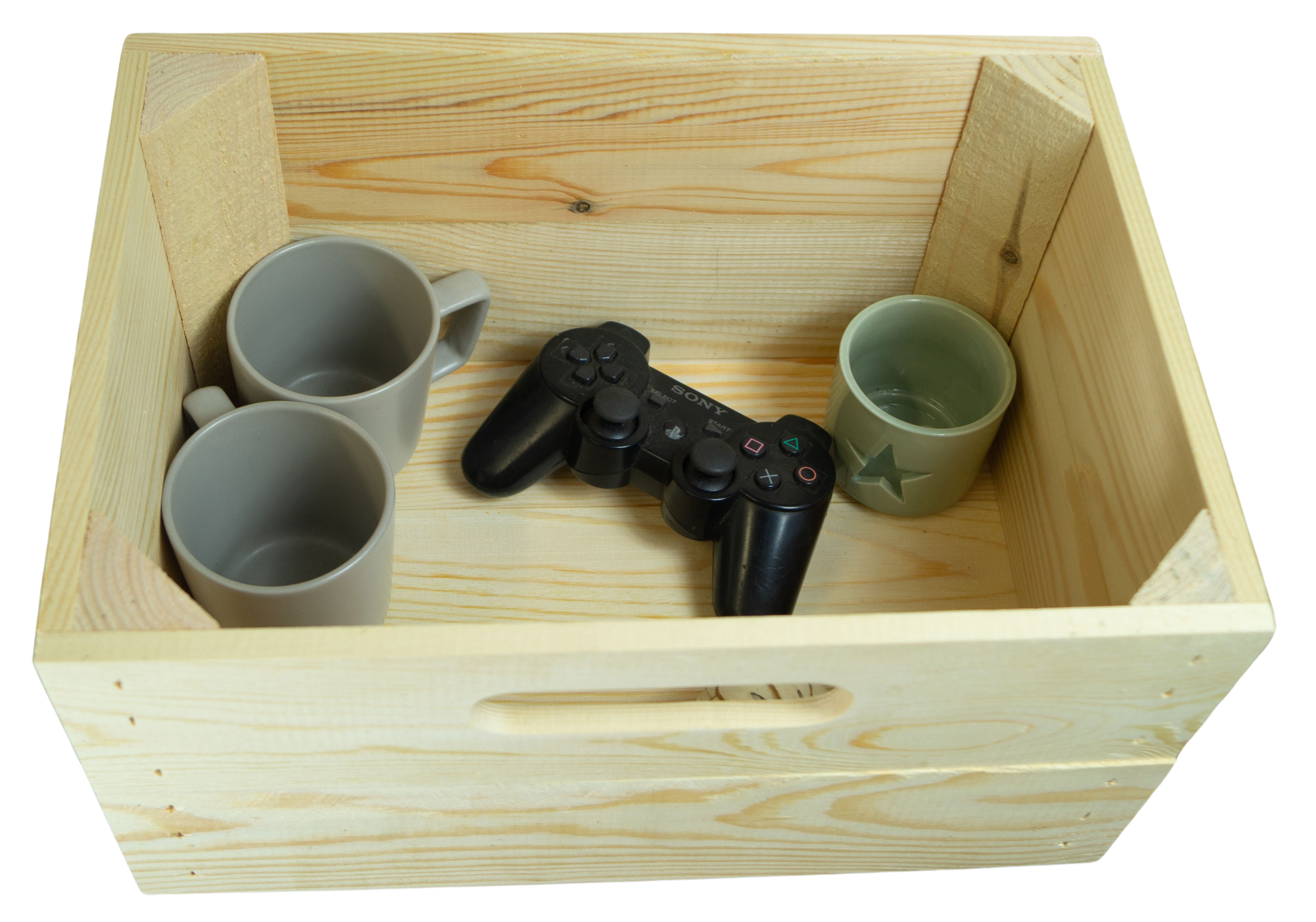 Boîte en bois noir émaillé convenant aux étagères Kallax et Expedit Insert pour étagère