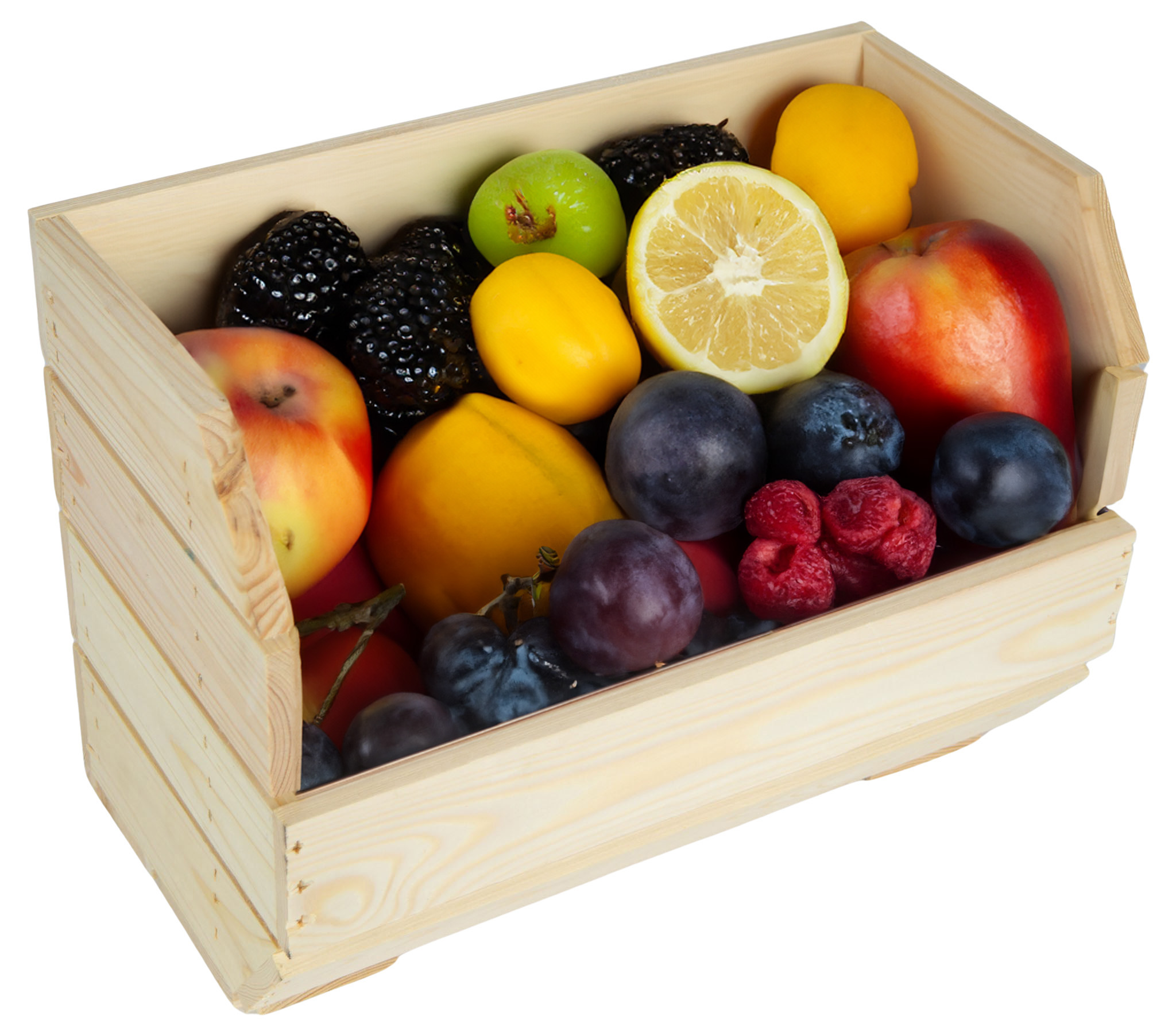 Schmales Küchenregal 40x22x29 cm in natur