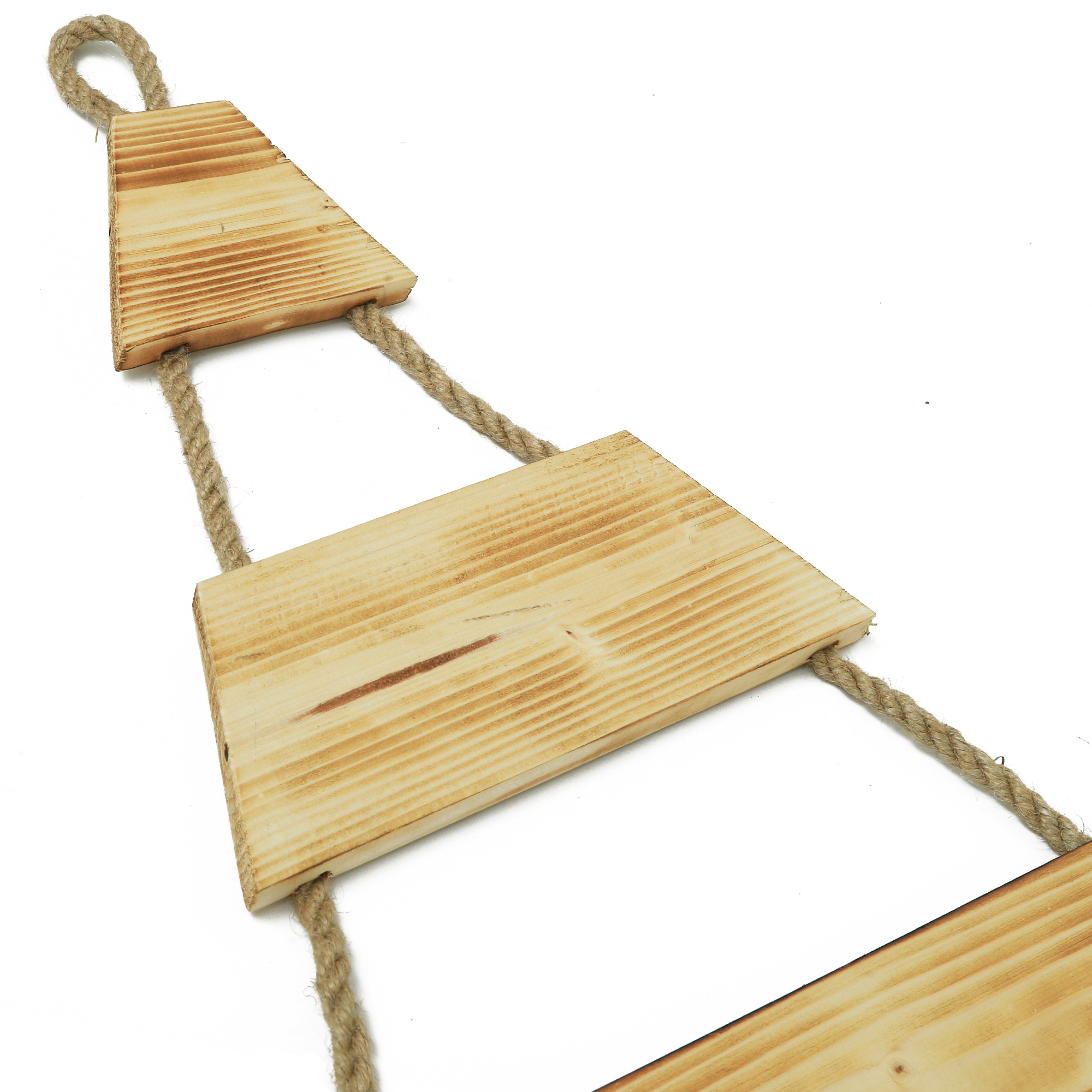 Weihnachtsbaum Adventskalender mit 24 Plätzen in geflammt Deko-Holzleiter in Weihnachtsbaum-Form zum Aufhängen Tannenbaum Leiter