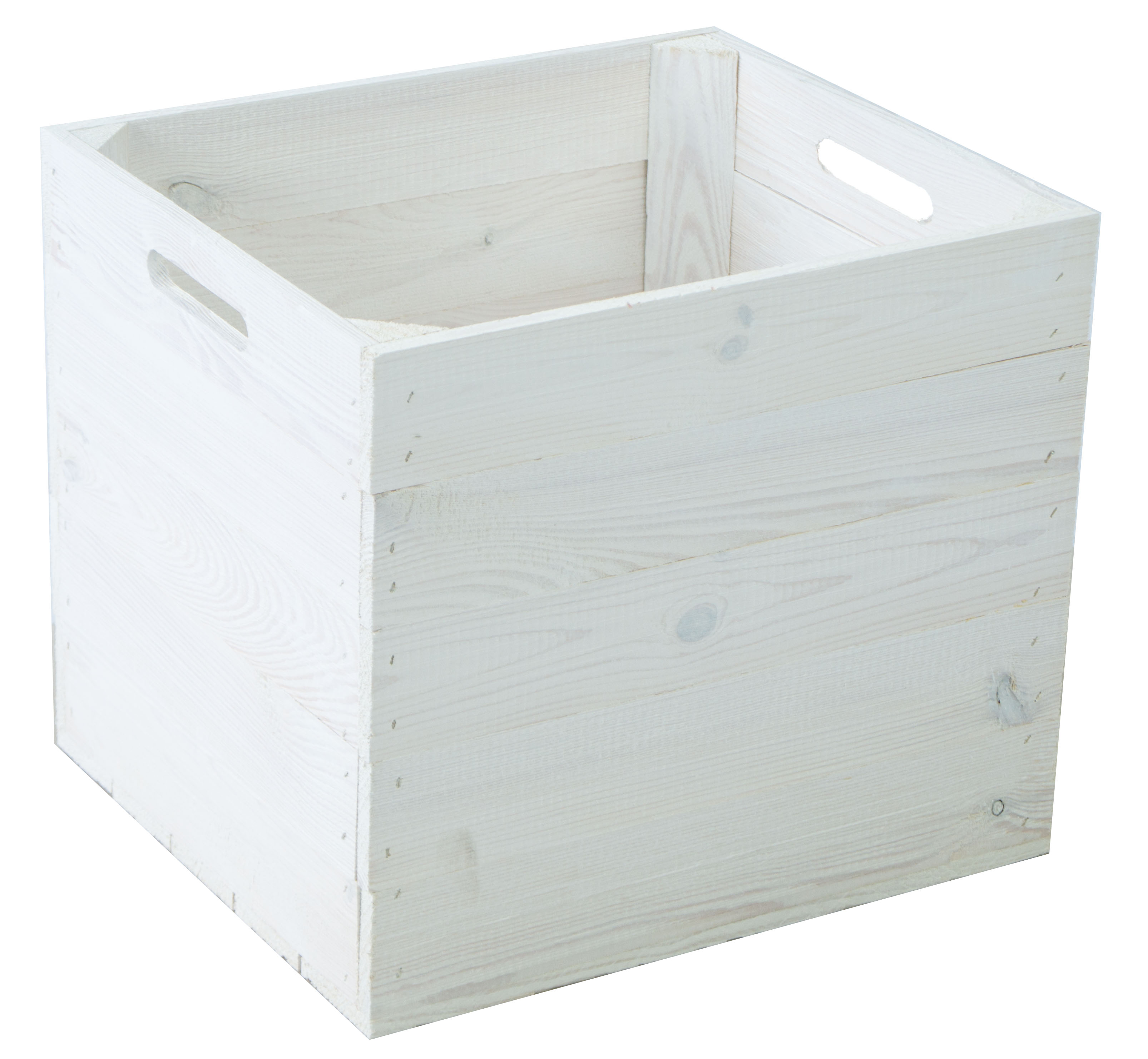 Boîte en bois blanche convenant aux étagères Kallax et Expedit Insertion d'étagère