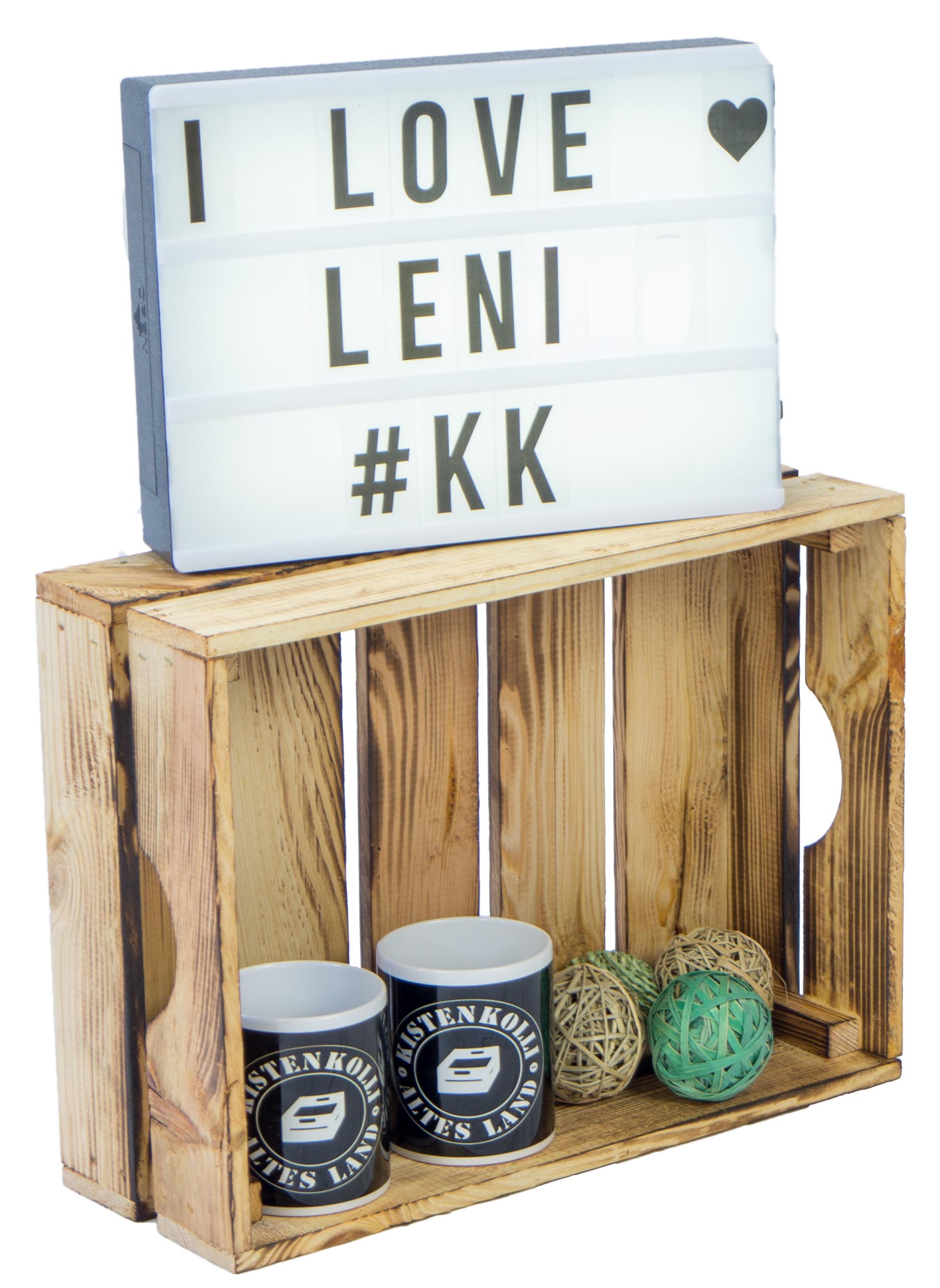 Gemüsekiste Leni geflammt