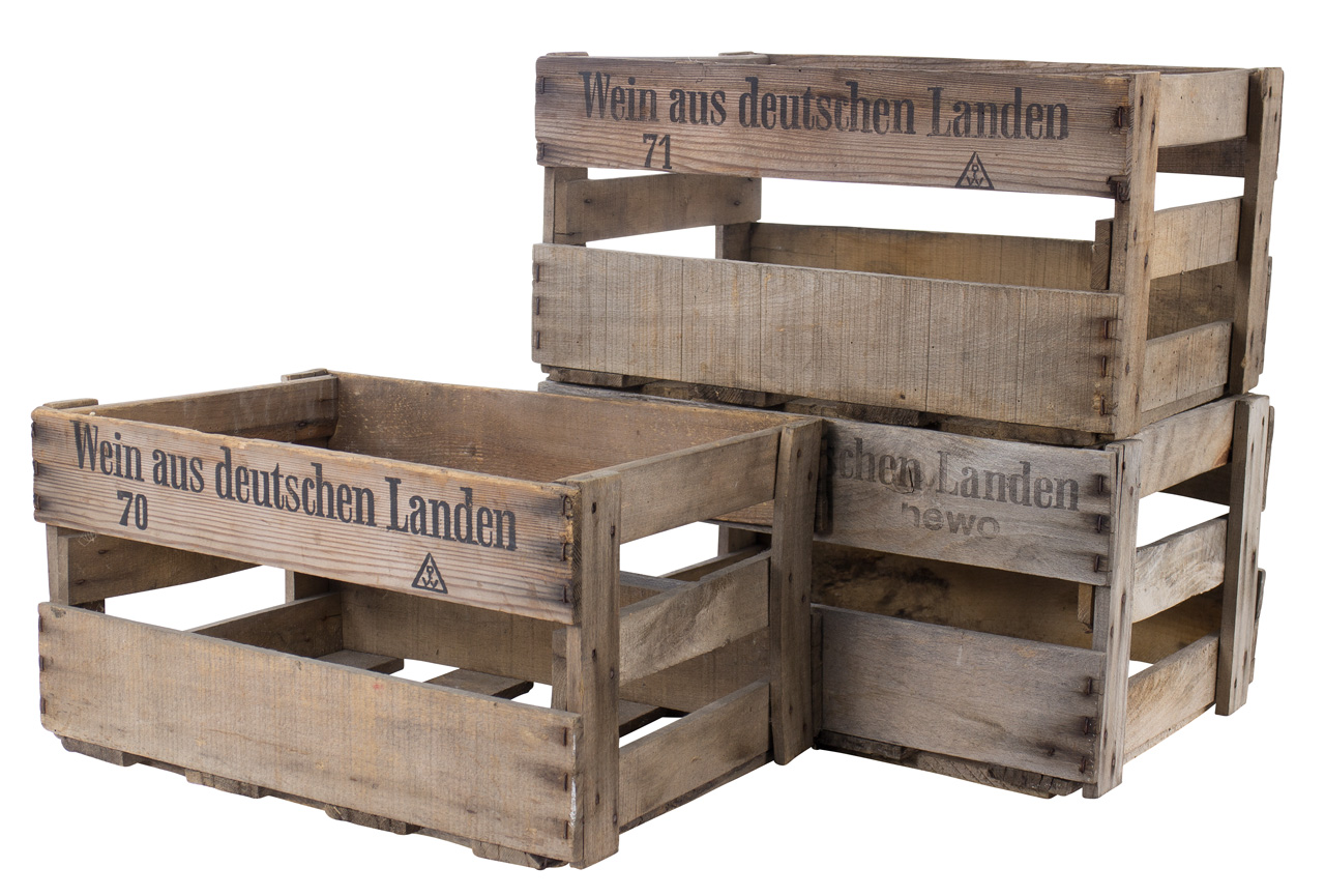 1x caisse de vin originale Pfälzer Vintage caisses de fruits en bois caisses de fruits caisses de vin shabby