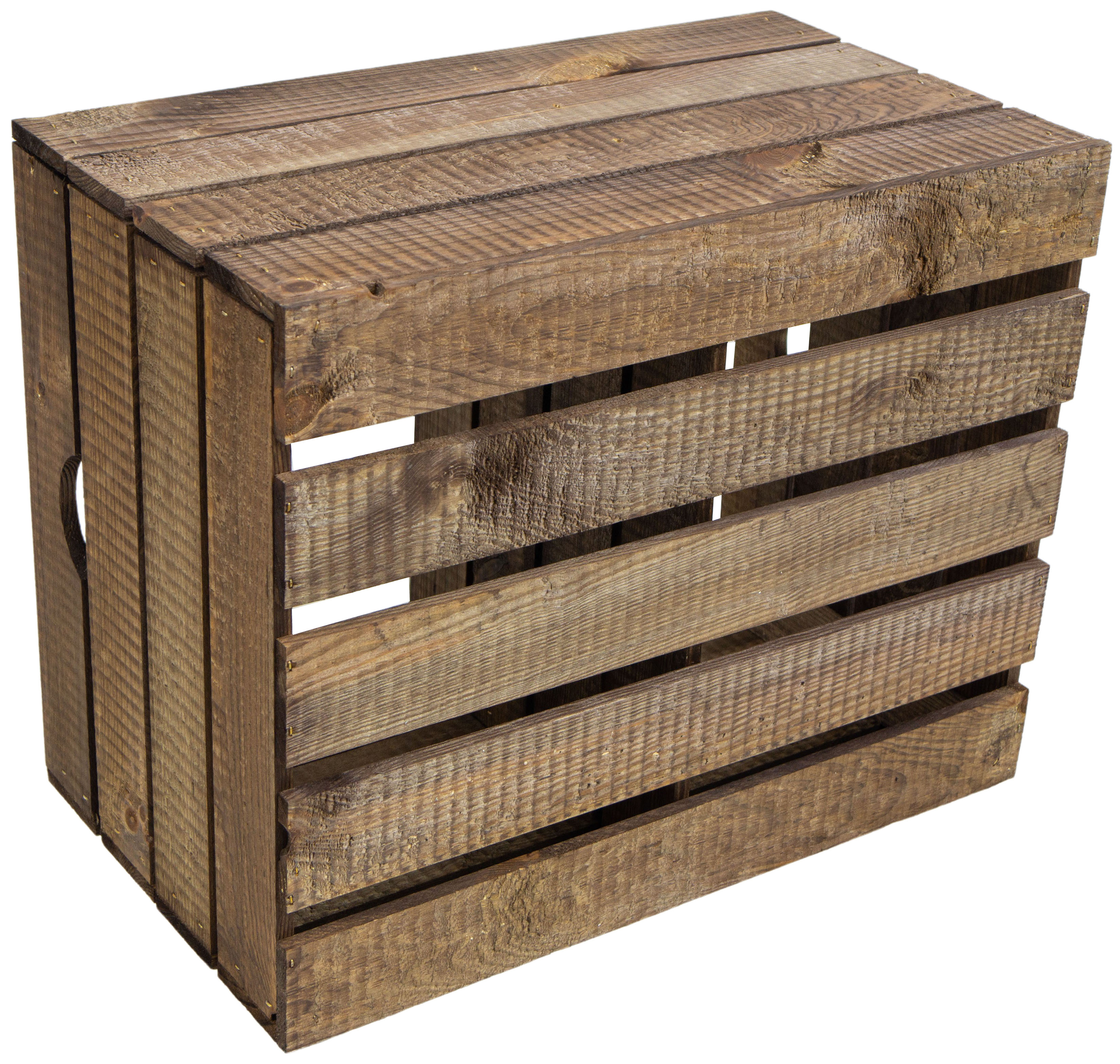 Etagère caisse à fruits, c.t. "Johanna" noir marron