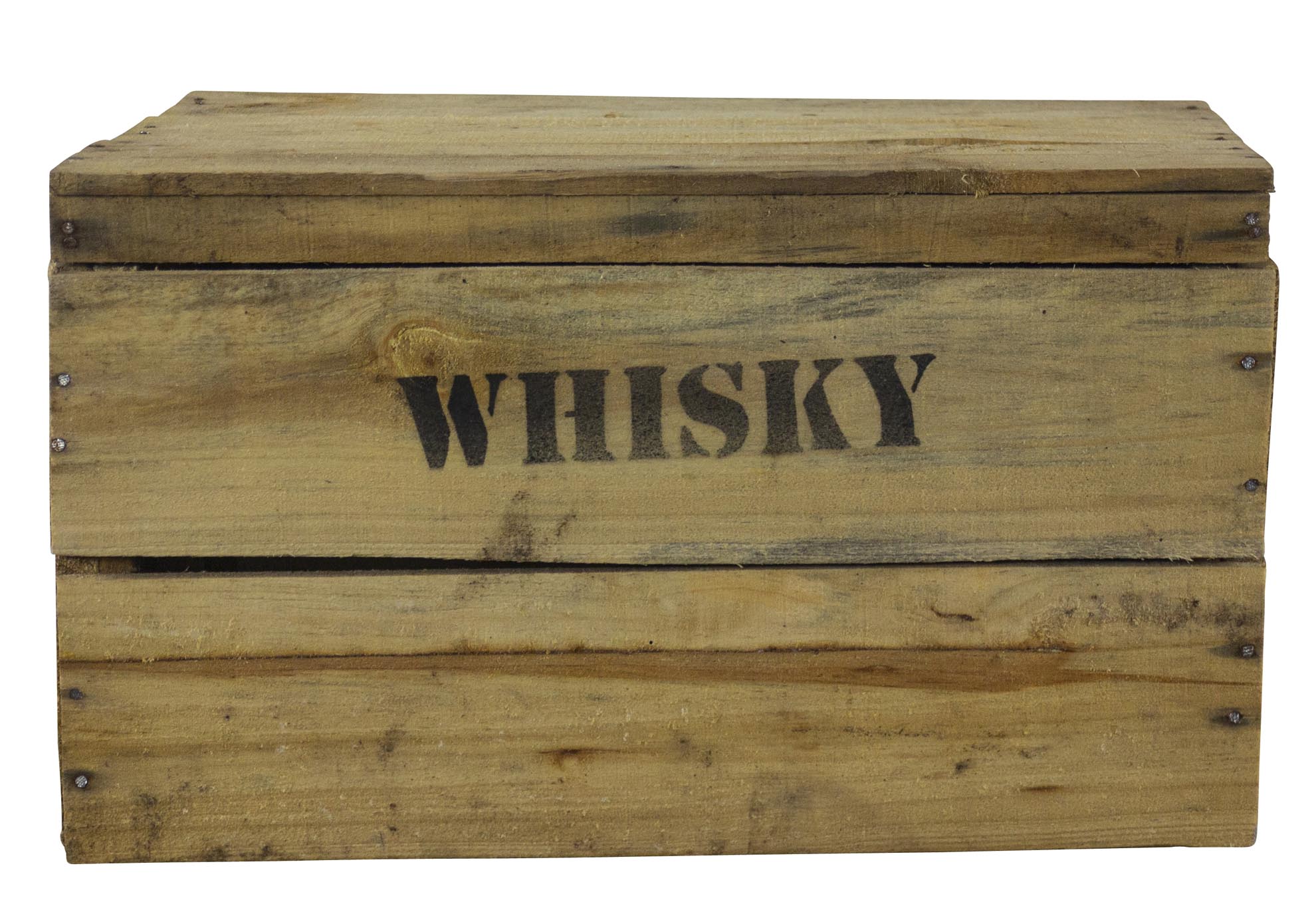 alte Holztruhe Whisky mt Deckel in verschiedenen Grössen