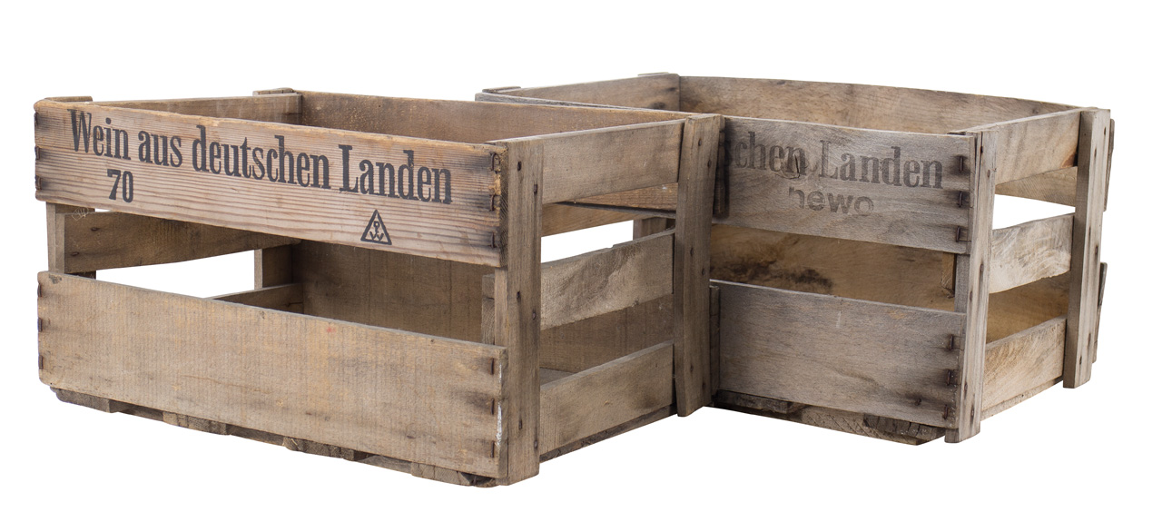 1x caisse de vin originale Pfälzer Vintage caisses de fruits en bois caisses de fruits caisses de vin shabby