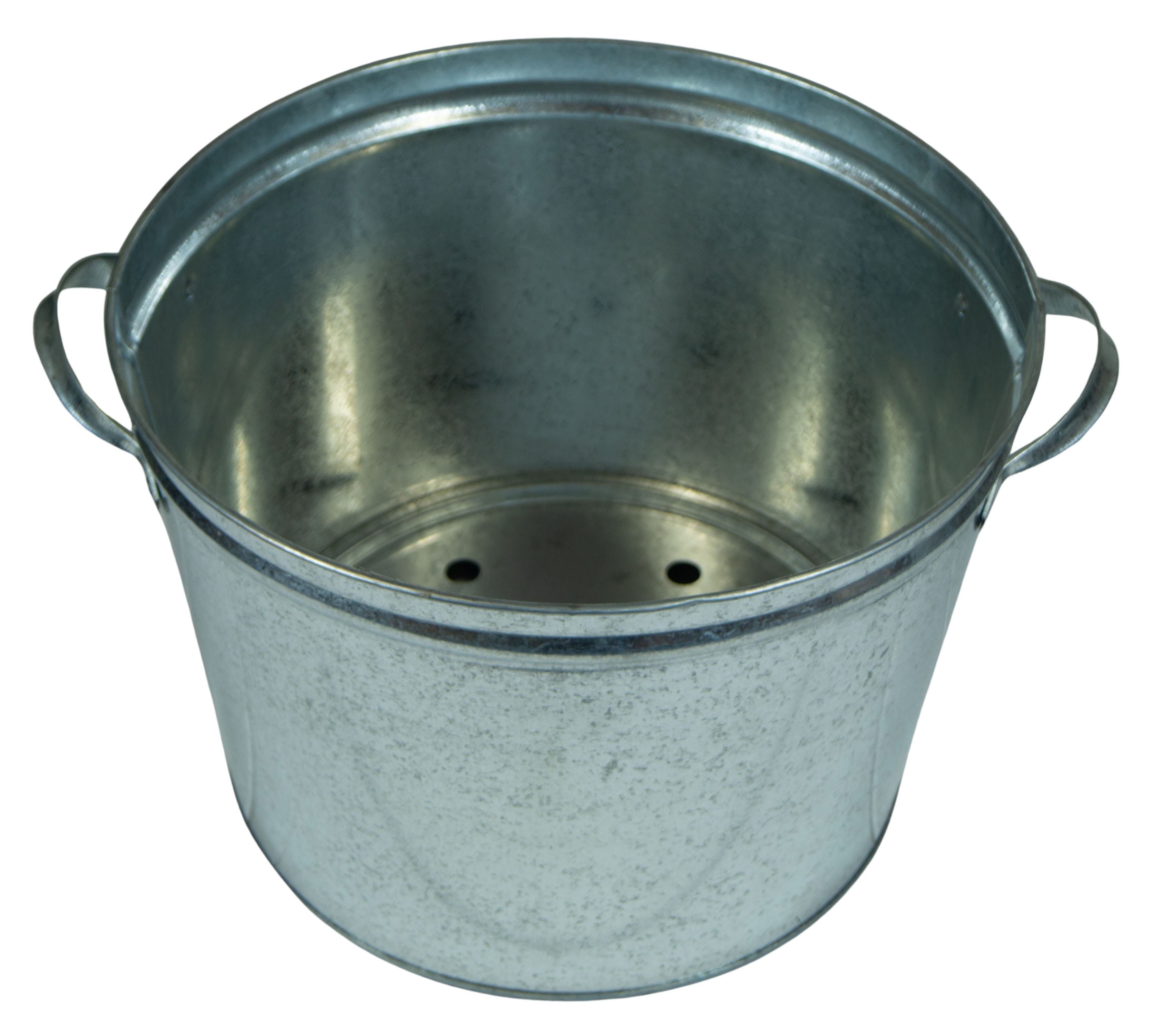 Zinkeimer silbergrau 25L Tank