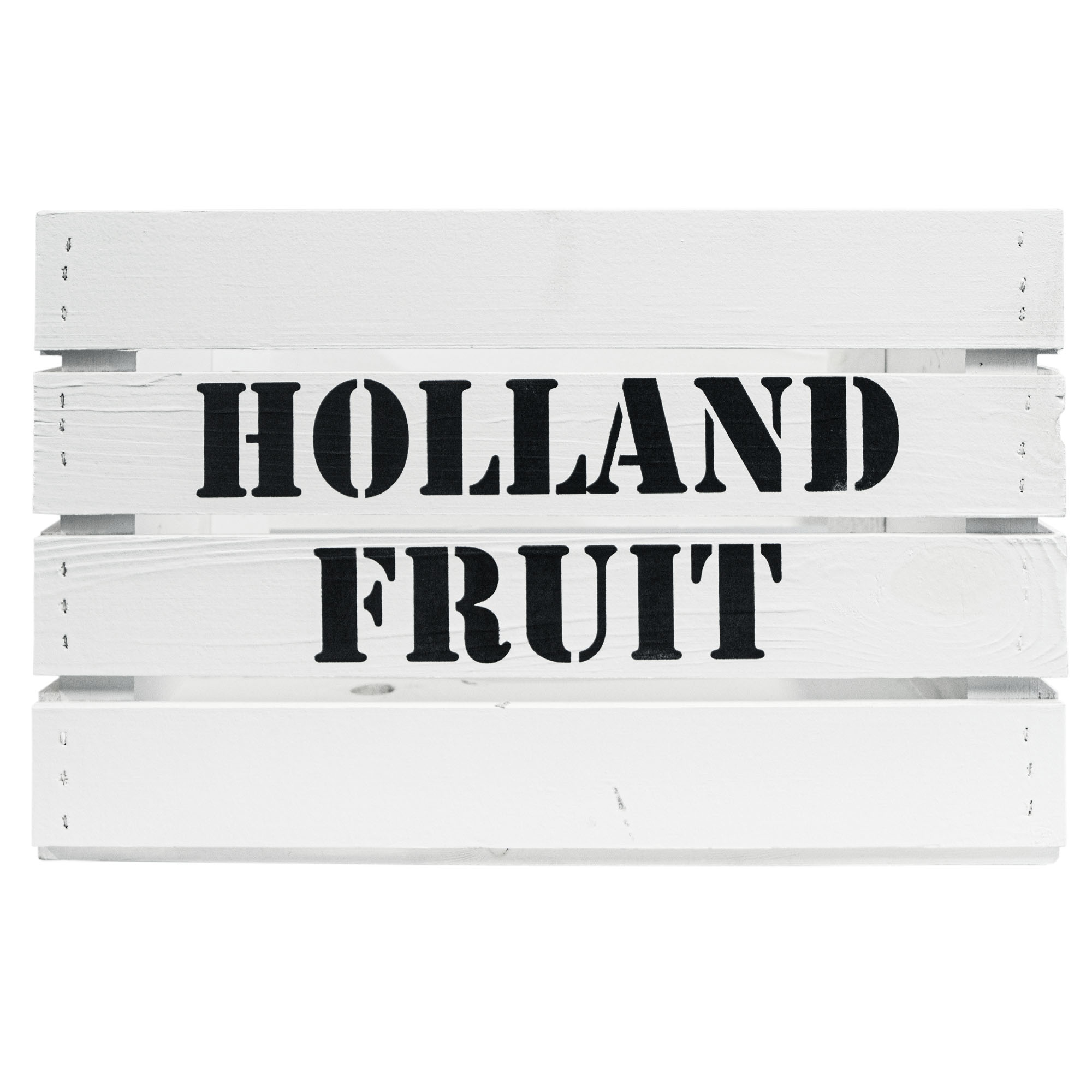 Obstkiste HOLLAND FRUIT Weiss