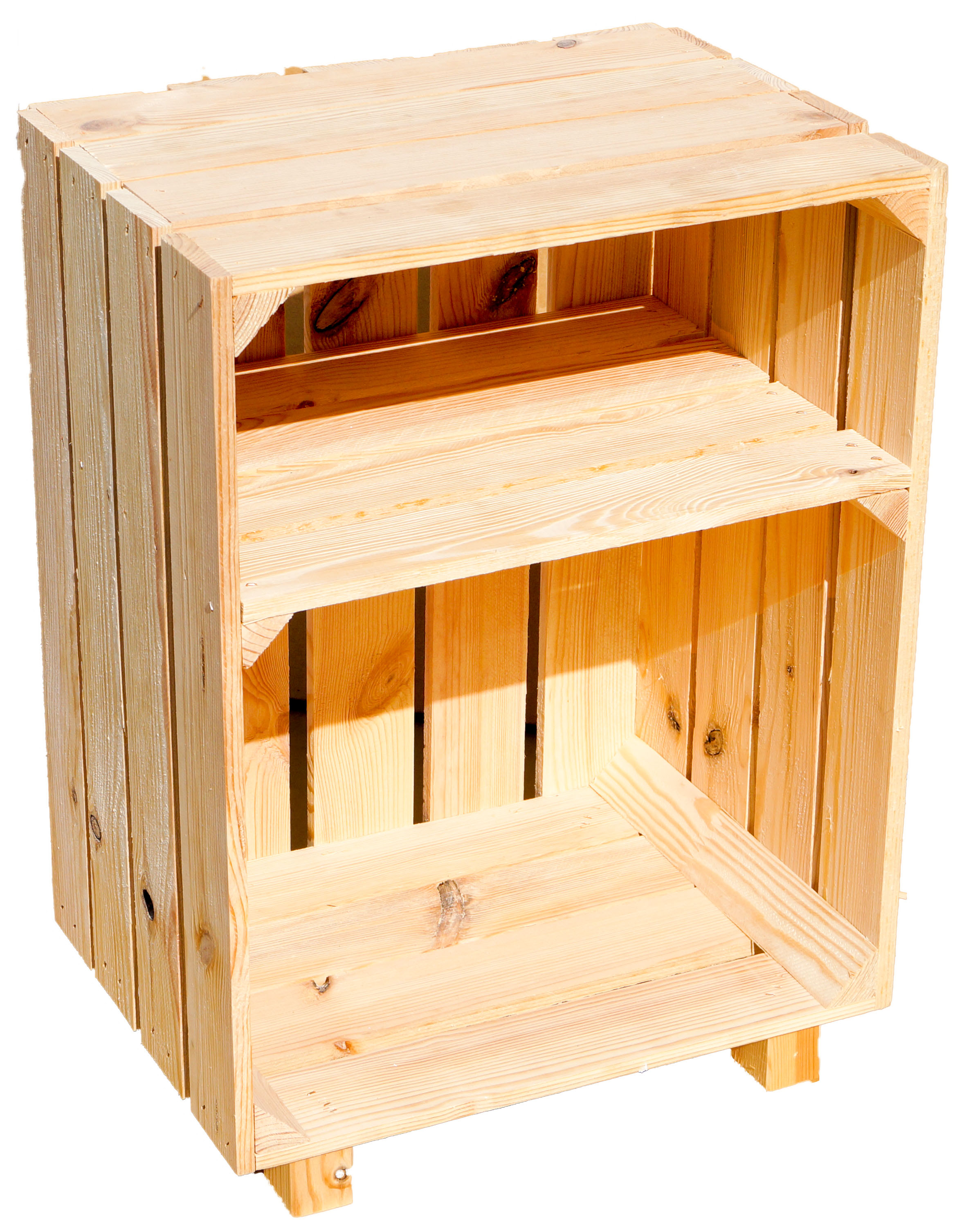 Table de chevet naturelle avec compartiment de rangement