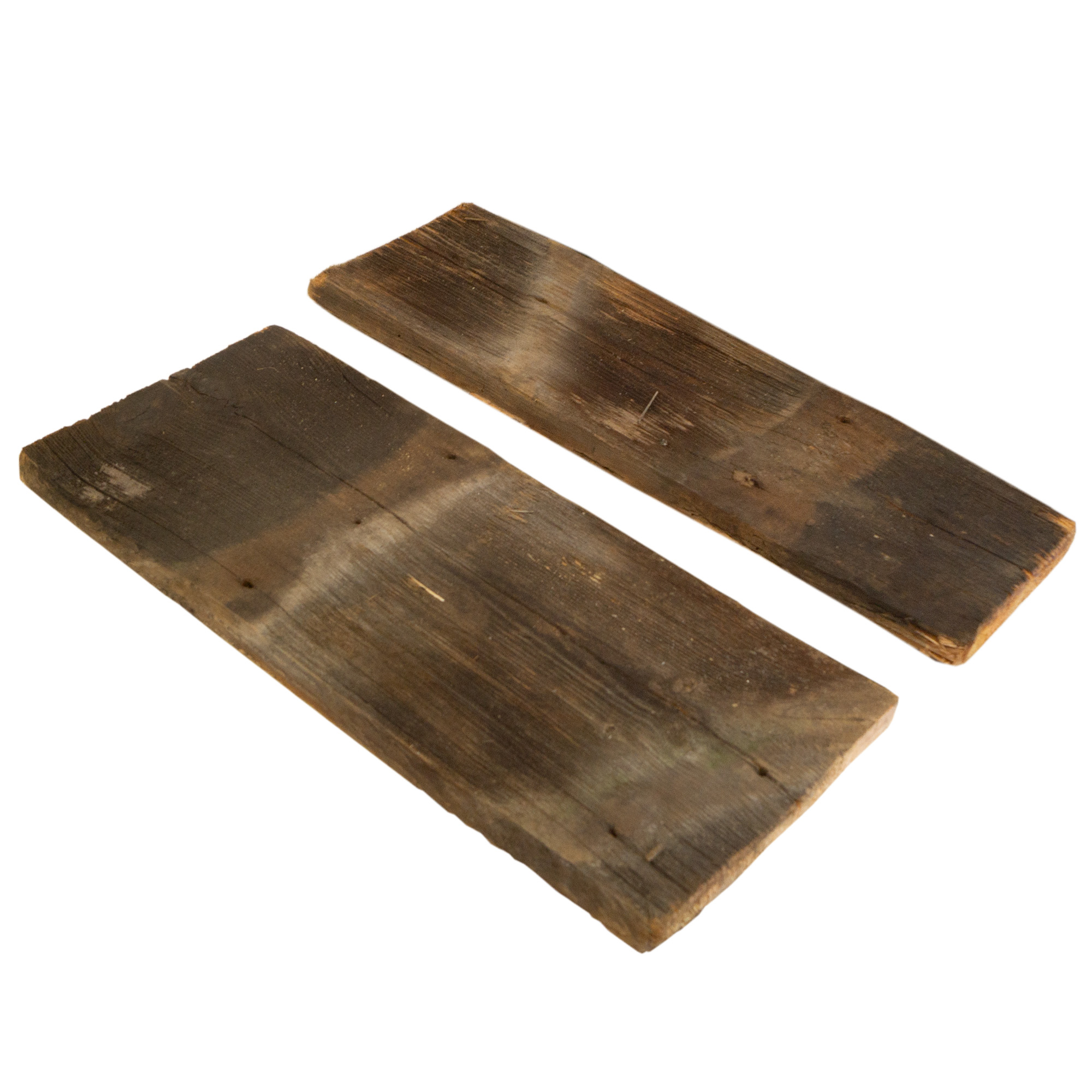 2er Set Holzplanken 100 Jahre alt  50 x 18-22cm