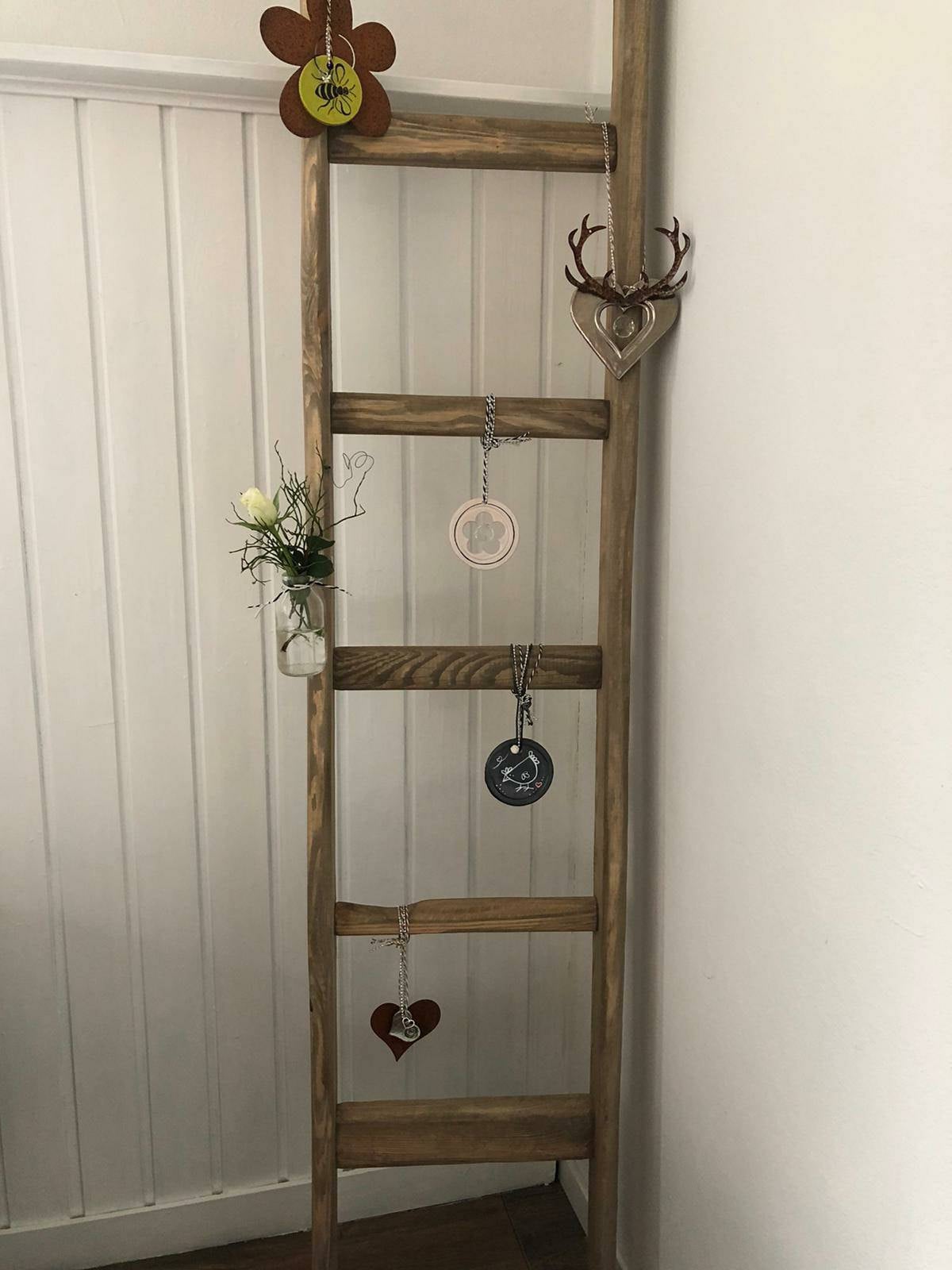 Holzleiter 165cm Neu Braun
