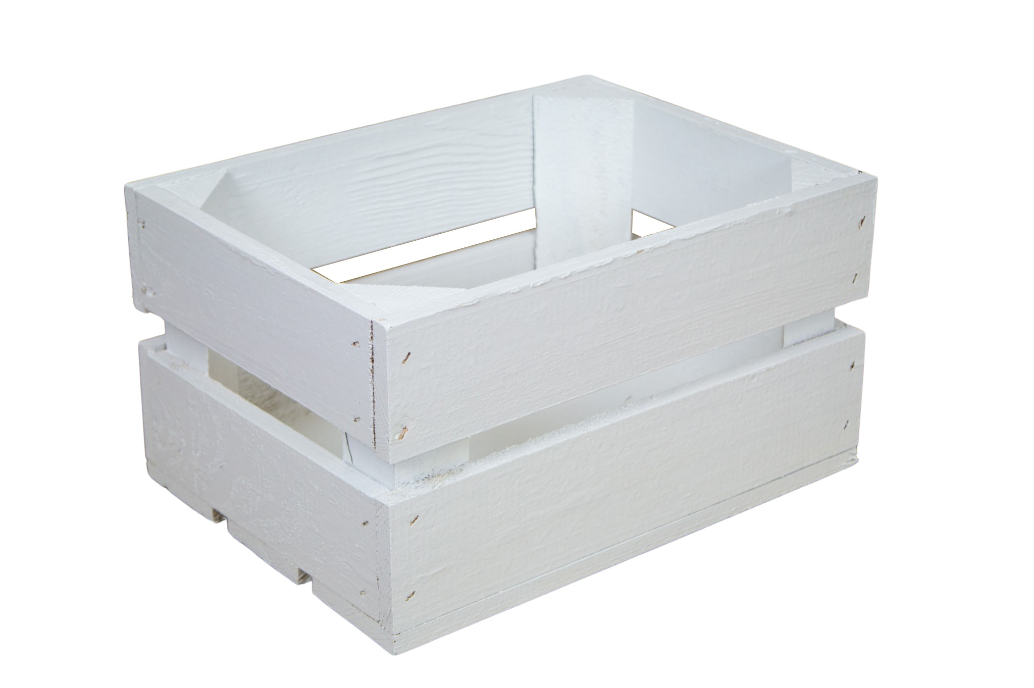Kleine Holzkiste "Frieda" weiß