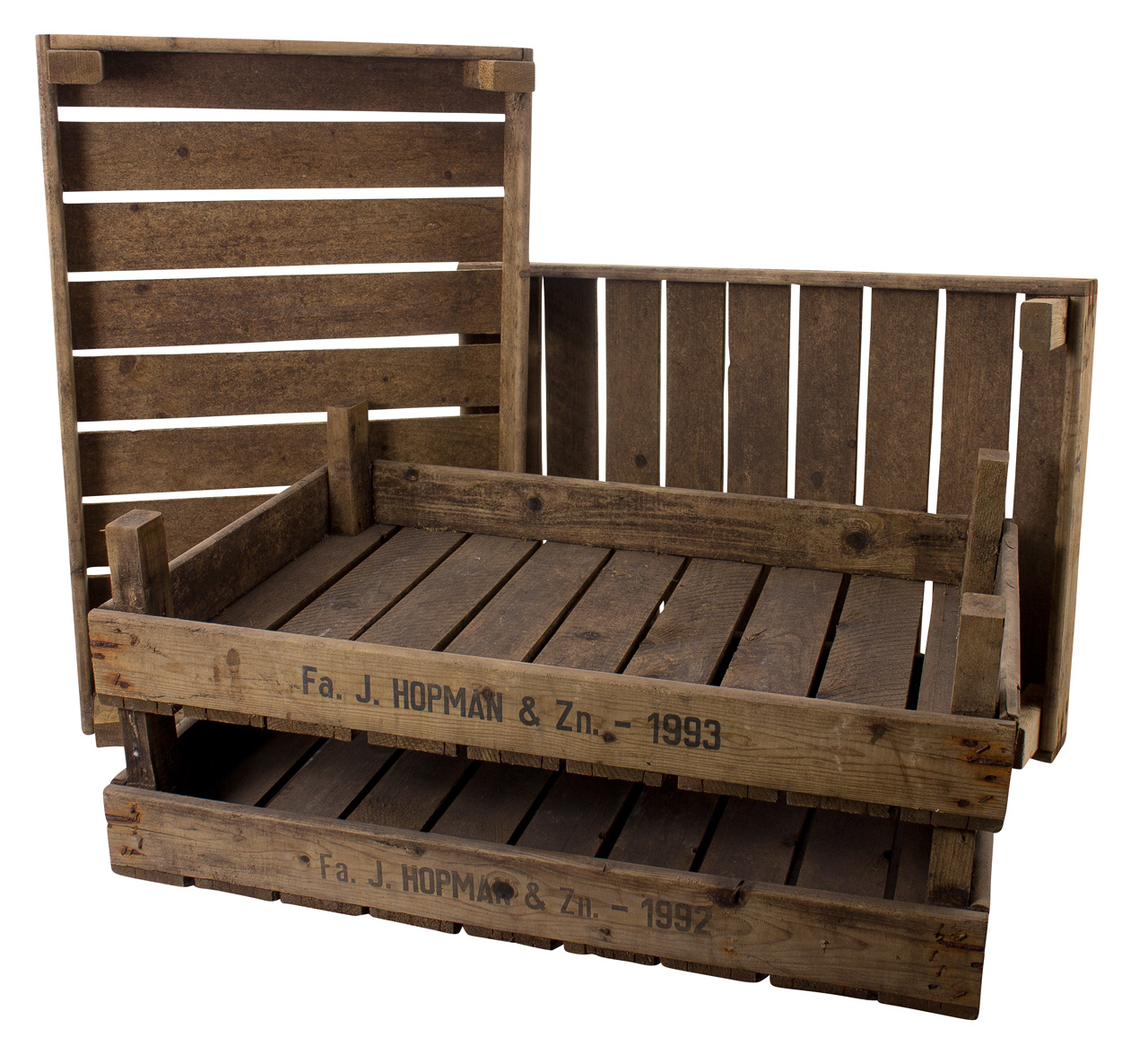 Stabile grosse Holzsteige 75x51x9cm