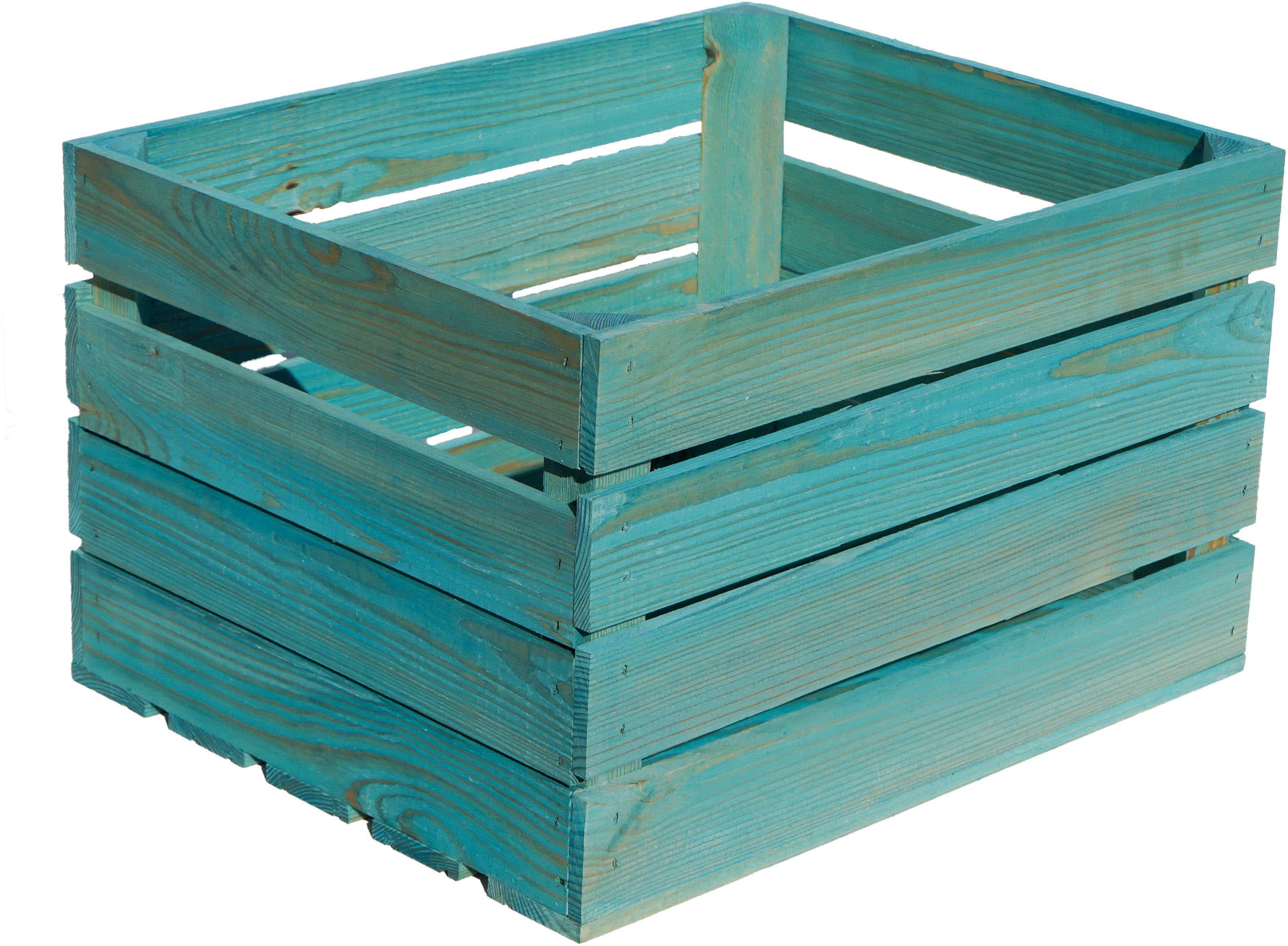 Obstkiste Johanna neu Türkis