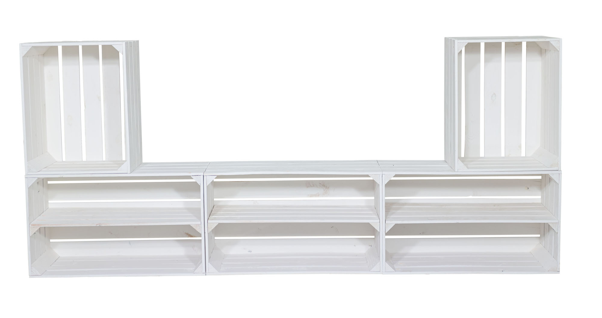Meuble TV "Amrum" avec étagère (blanc)