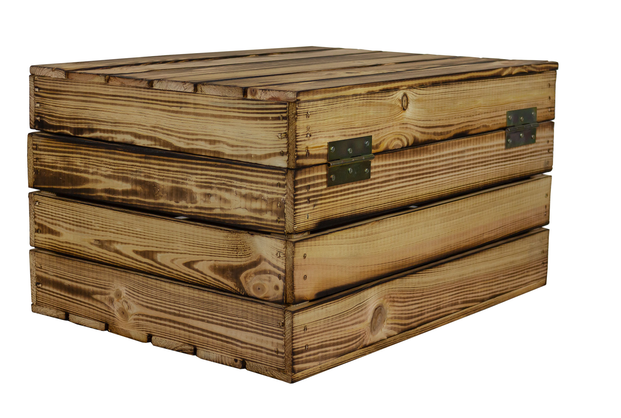 Holztruhe Assos geflammt in verschiedenen Grössen ASSOS 50x40x29cm