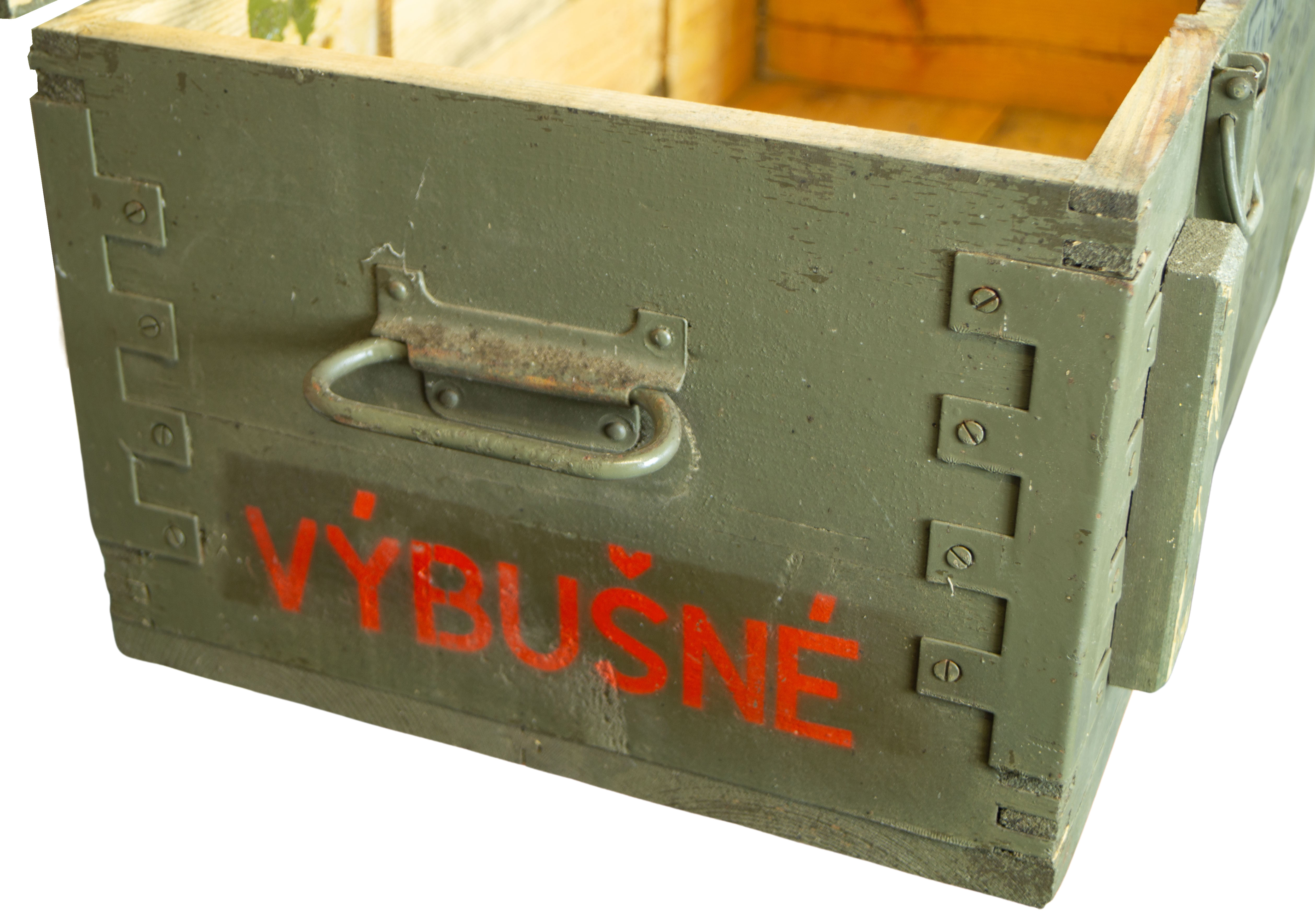 Munitionskiste 2te Wahl RPG-75 Frachtkiste Couchtisch Militärtruhe