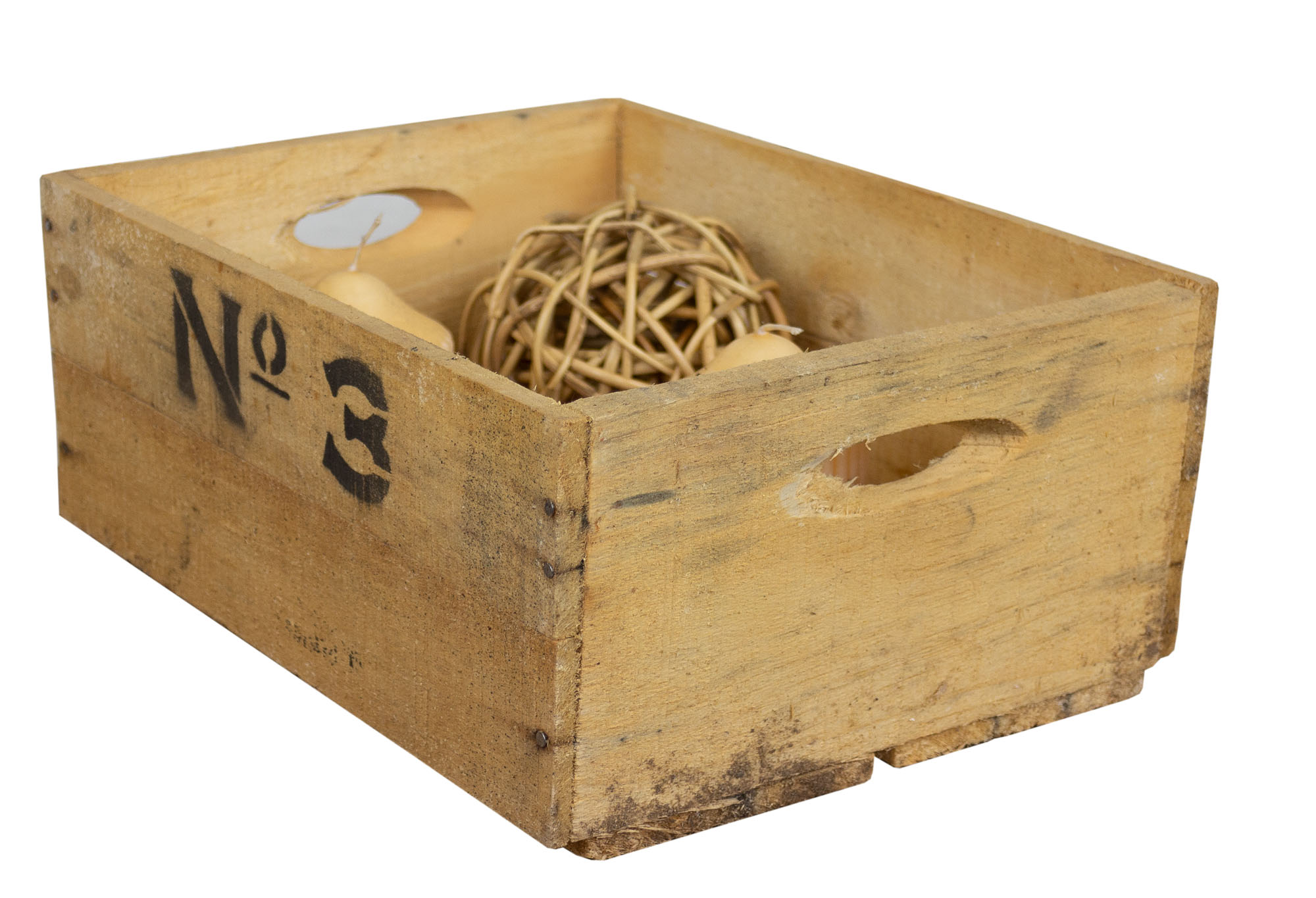 alte Holzkiste Number in verschiedenen Grössen Vintage Upcycling DIY