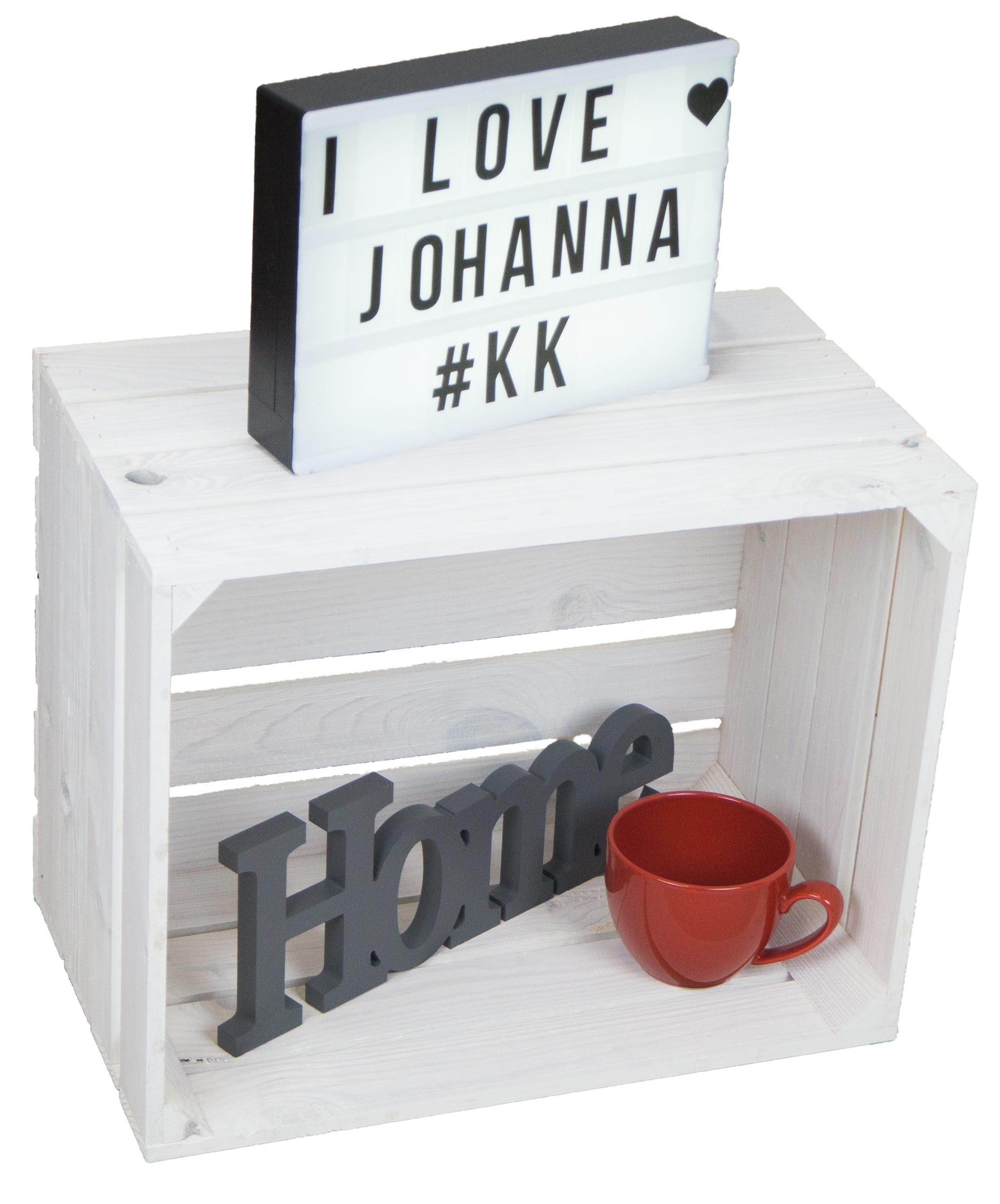 Obstkisten Johanna- neu - weiß