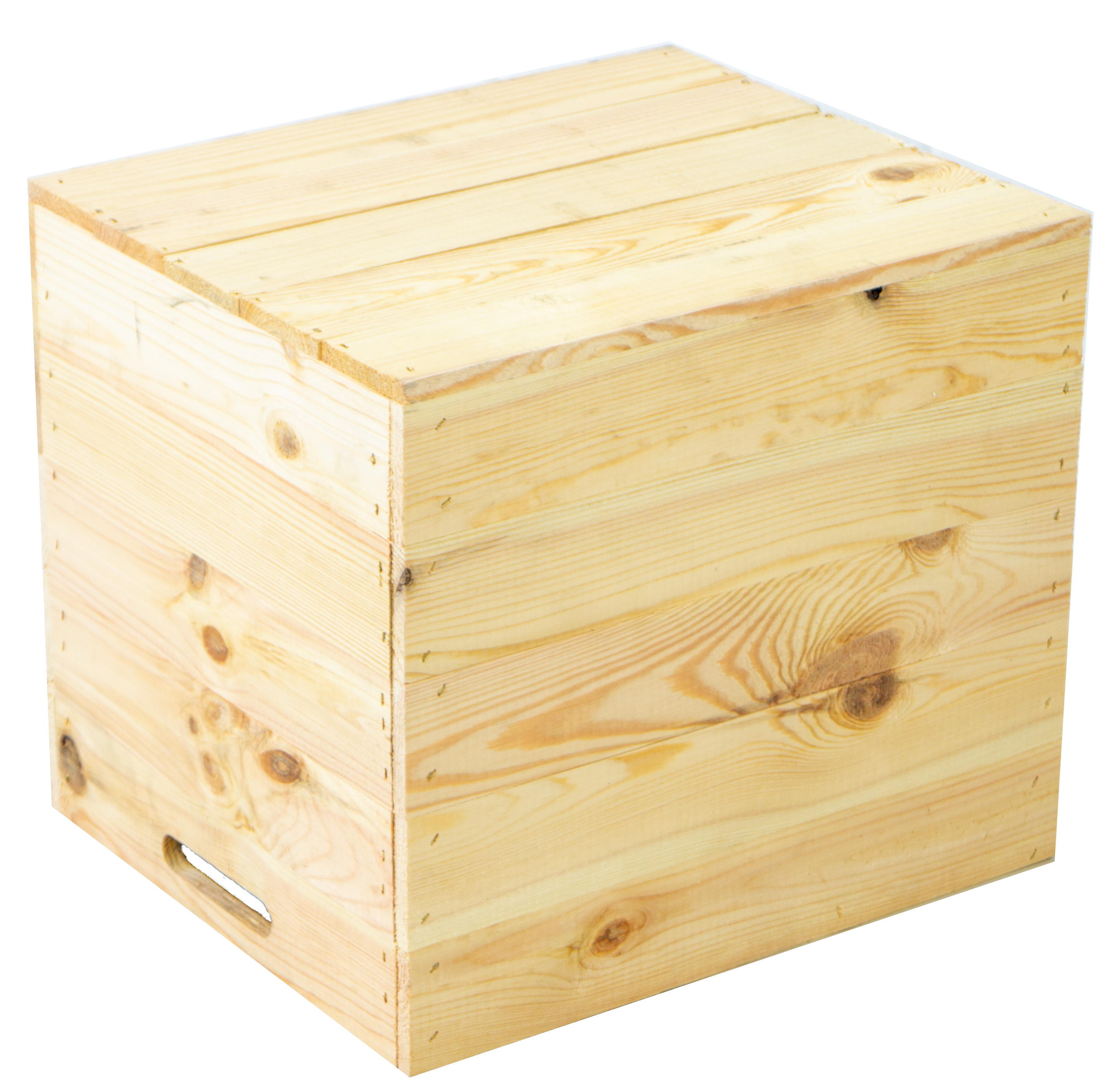 Boîte en bois nature convenant aux étagères Kallax et Expedit