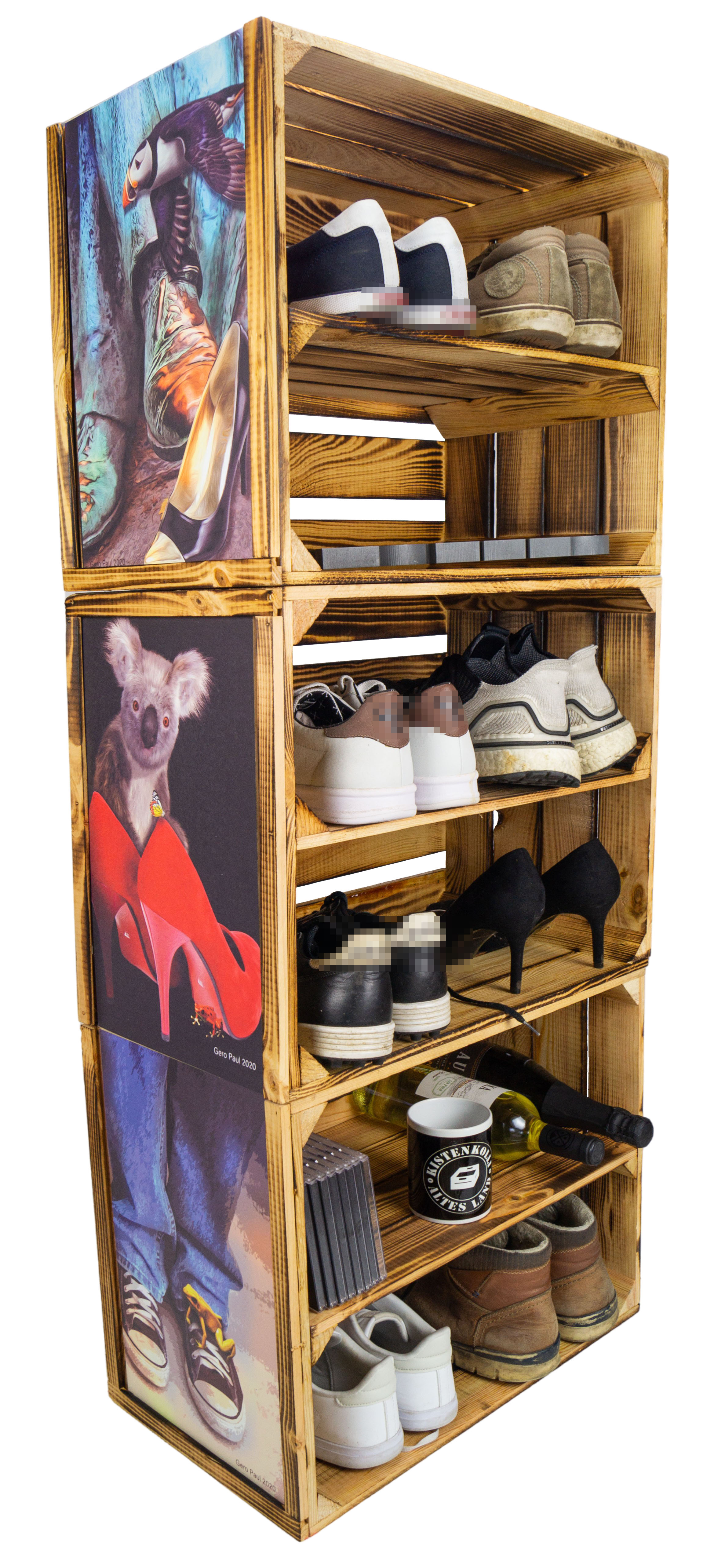 Étagère pour Caisses de Fruits Johanna Flammé Longueurs Plus Anchor Oiseau Schuh