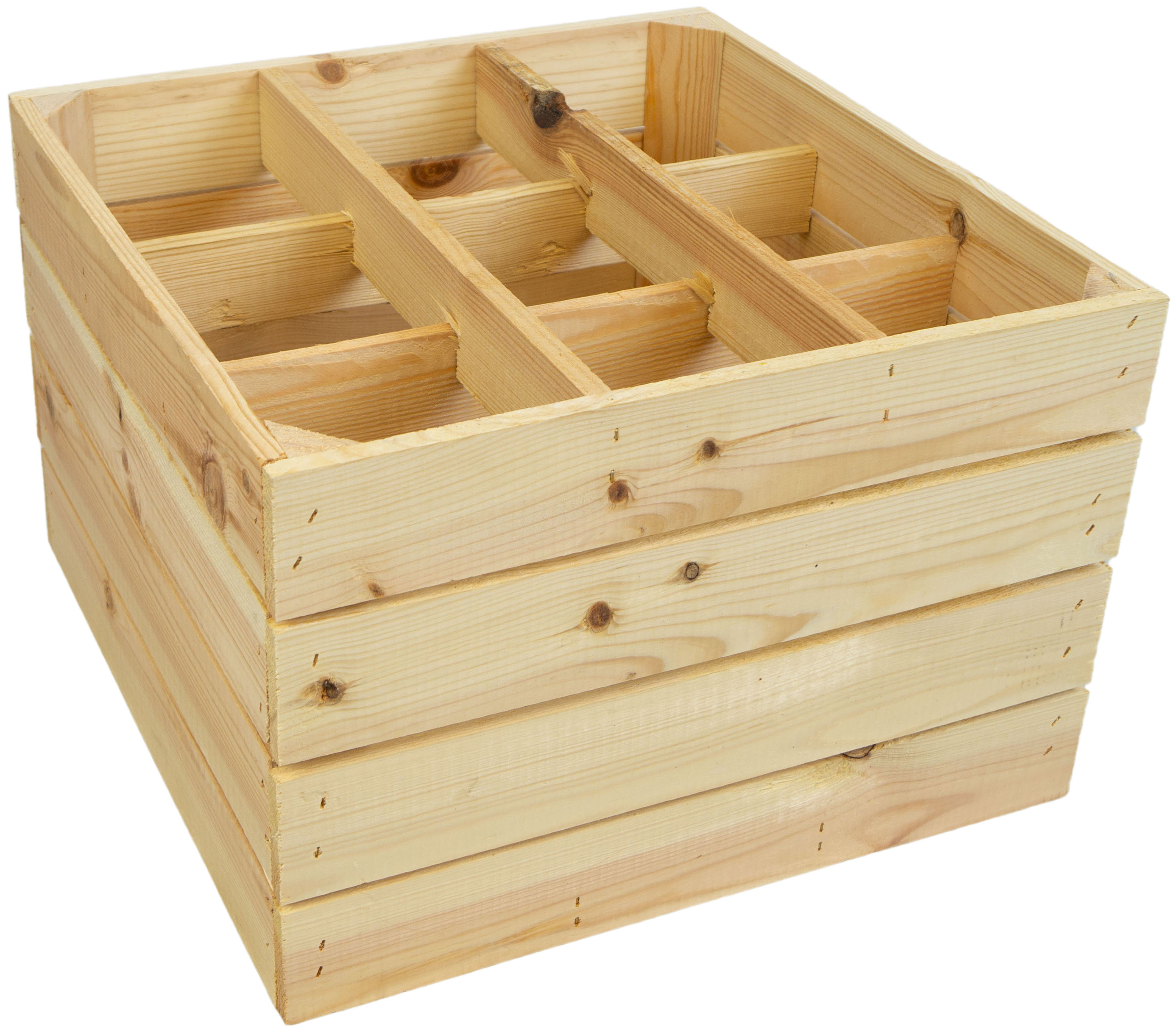 4er set Weinregal 9er Natur Weinablage Flaschenregal Weinschrank Flaschenkiste (auch für große Flaschen)