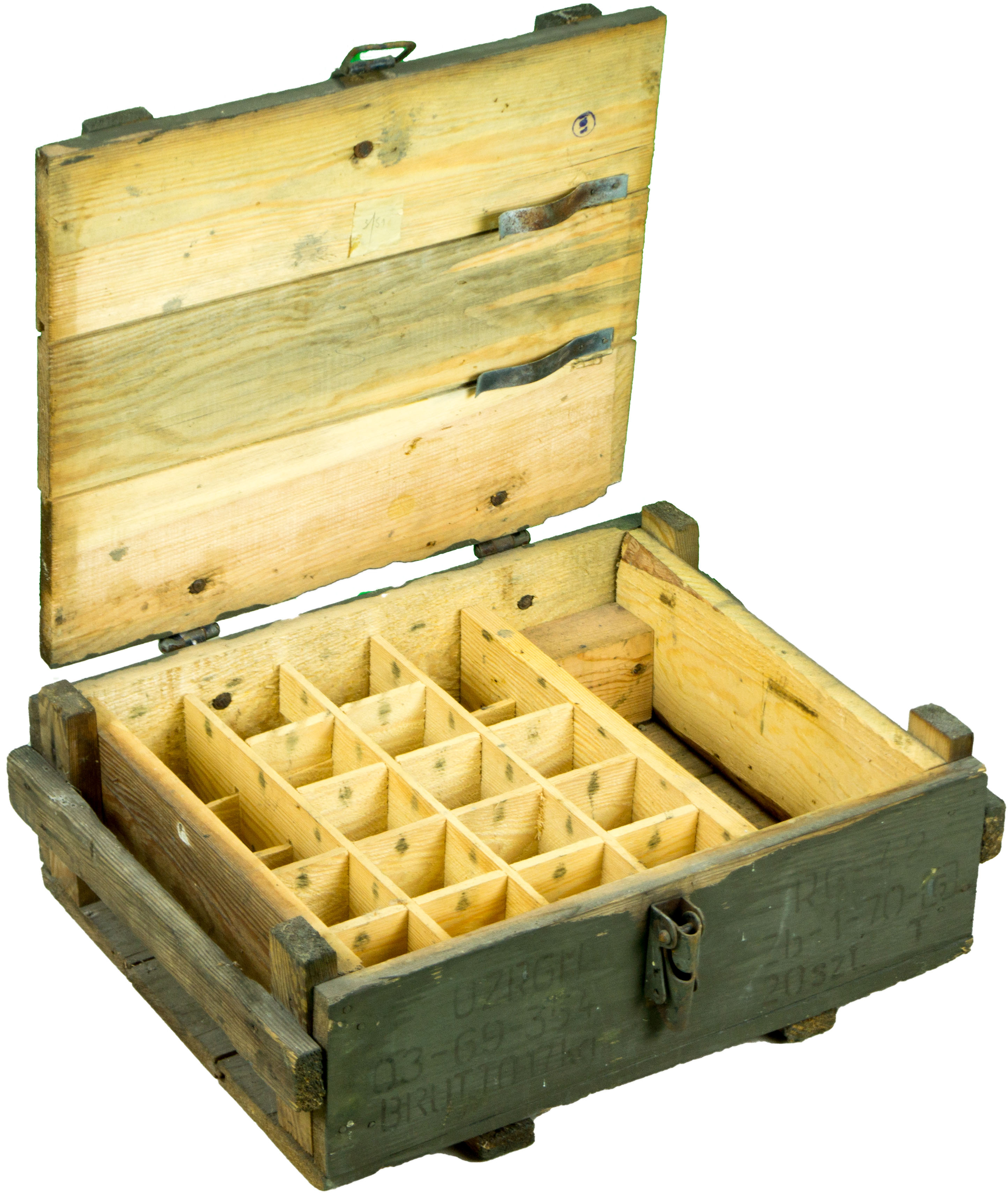 Coffret à munitions Transport vert / nature
