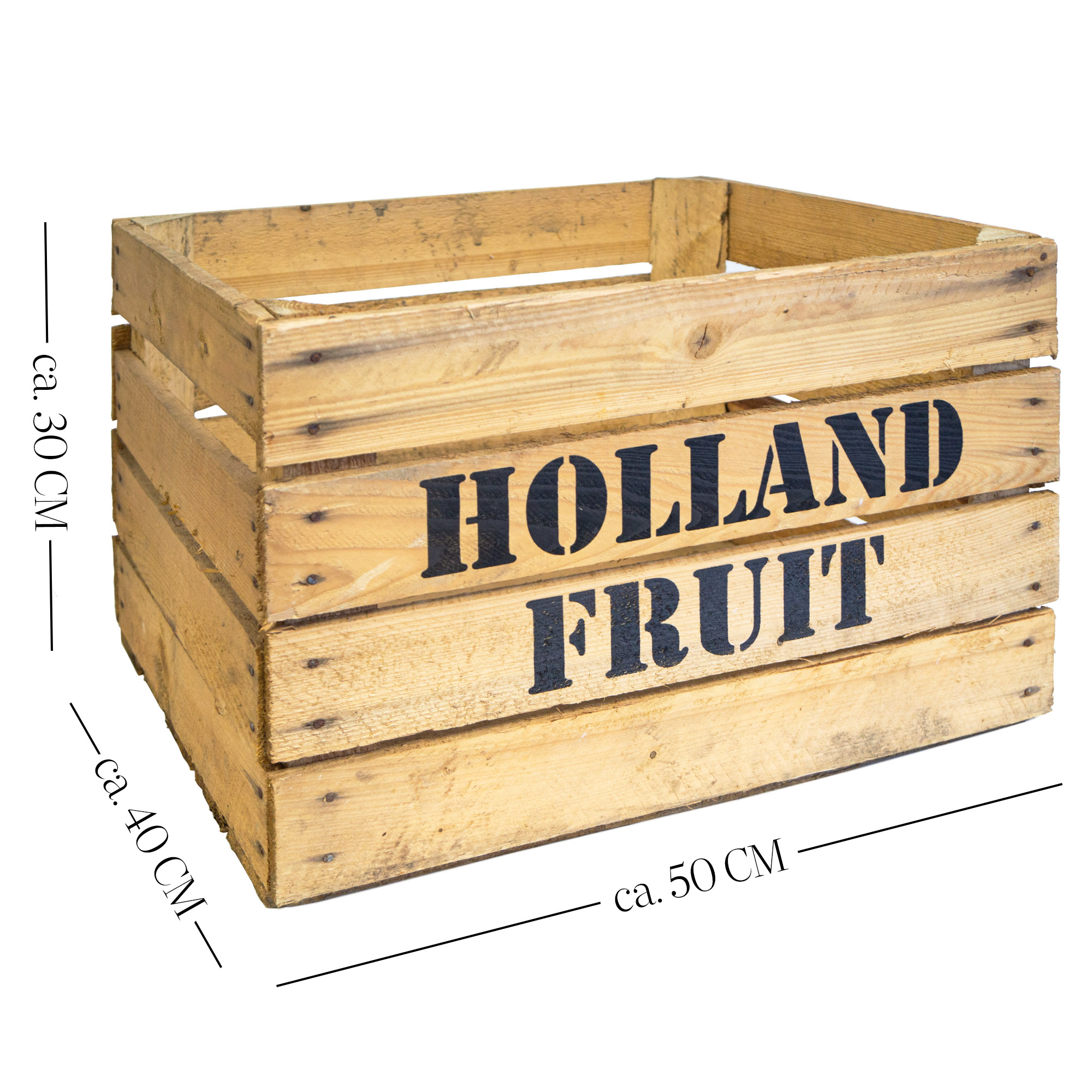 Obstkiste HOLLAND FRUIT Gebraucht Natur