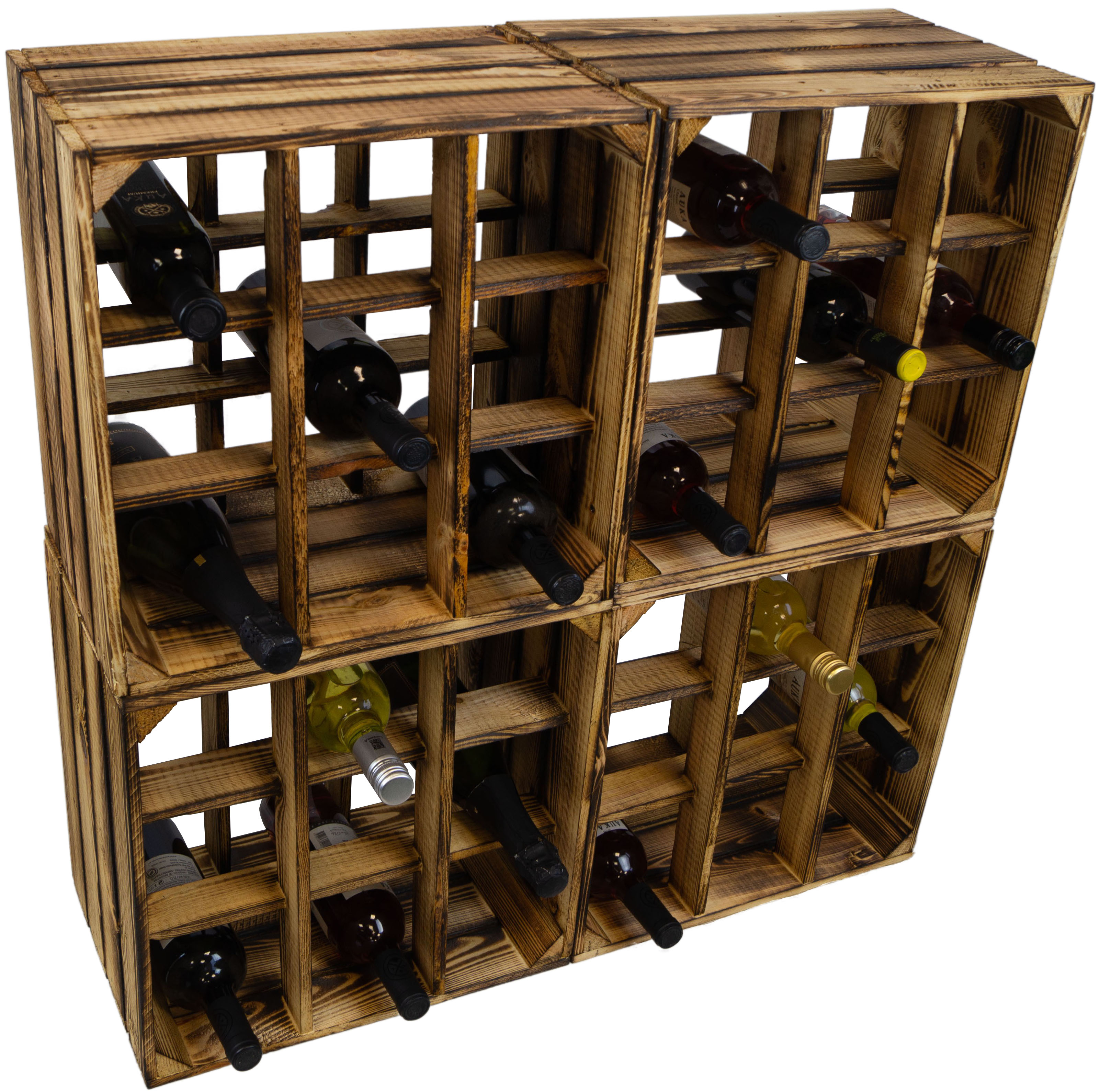 Casier à vin 9er flammé (aussi pour grandes bouteilles)