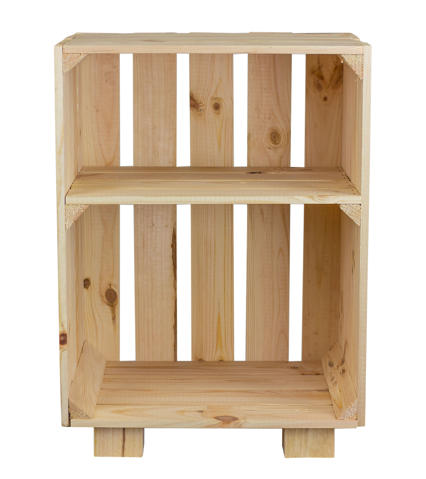 Table de chevet naturelle avec compartiment de rangement