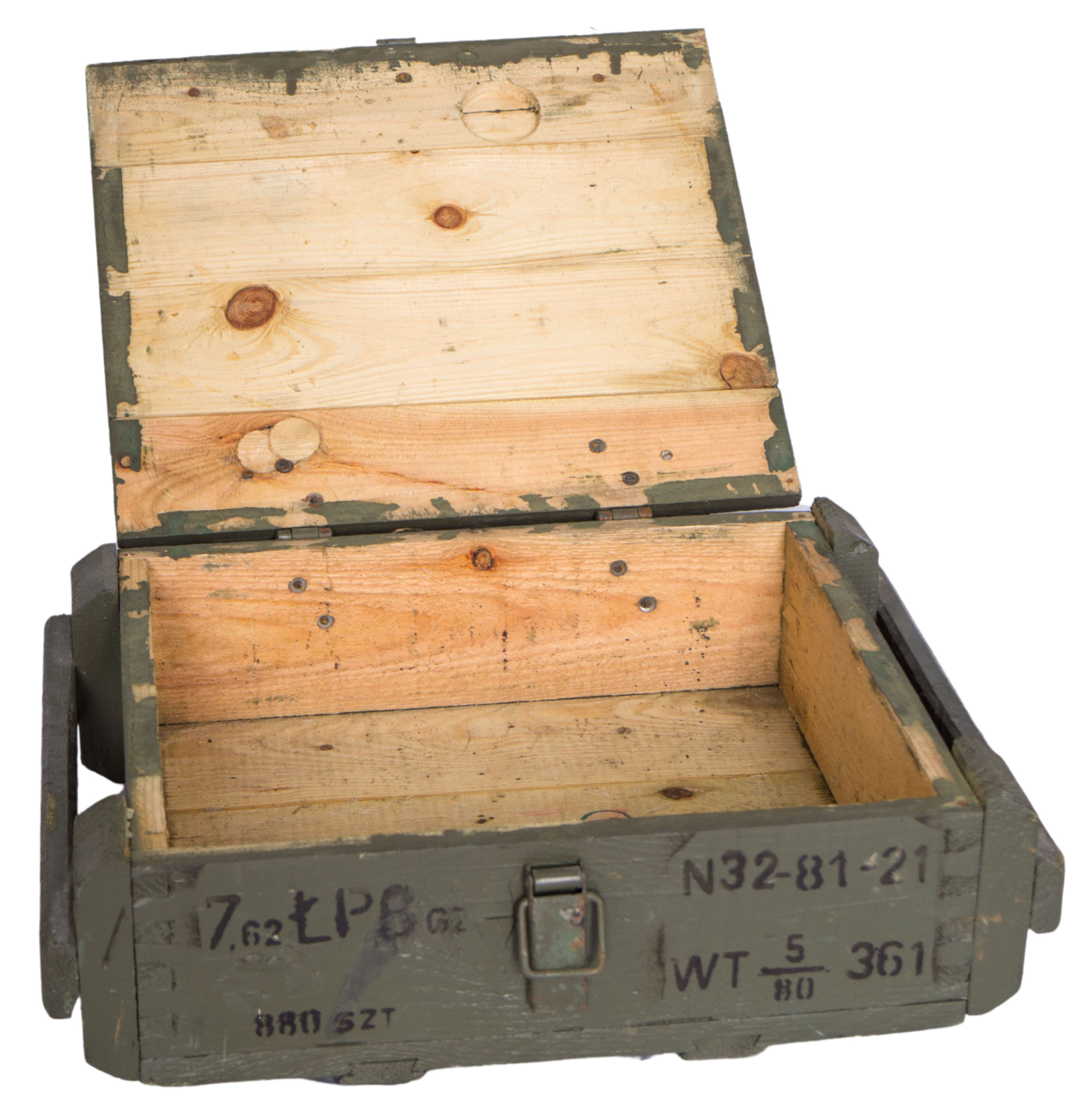 Boîte Munitions 17.62 Vert (T45 Vert) Armeekiste Bundeswehrkiste Trésor
