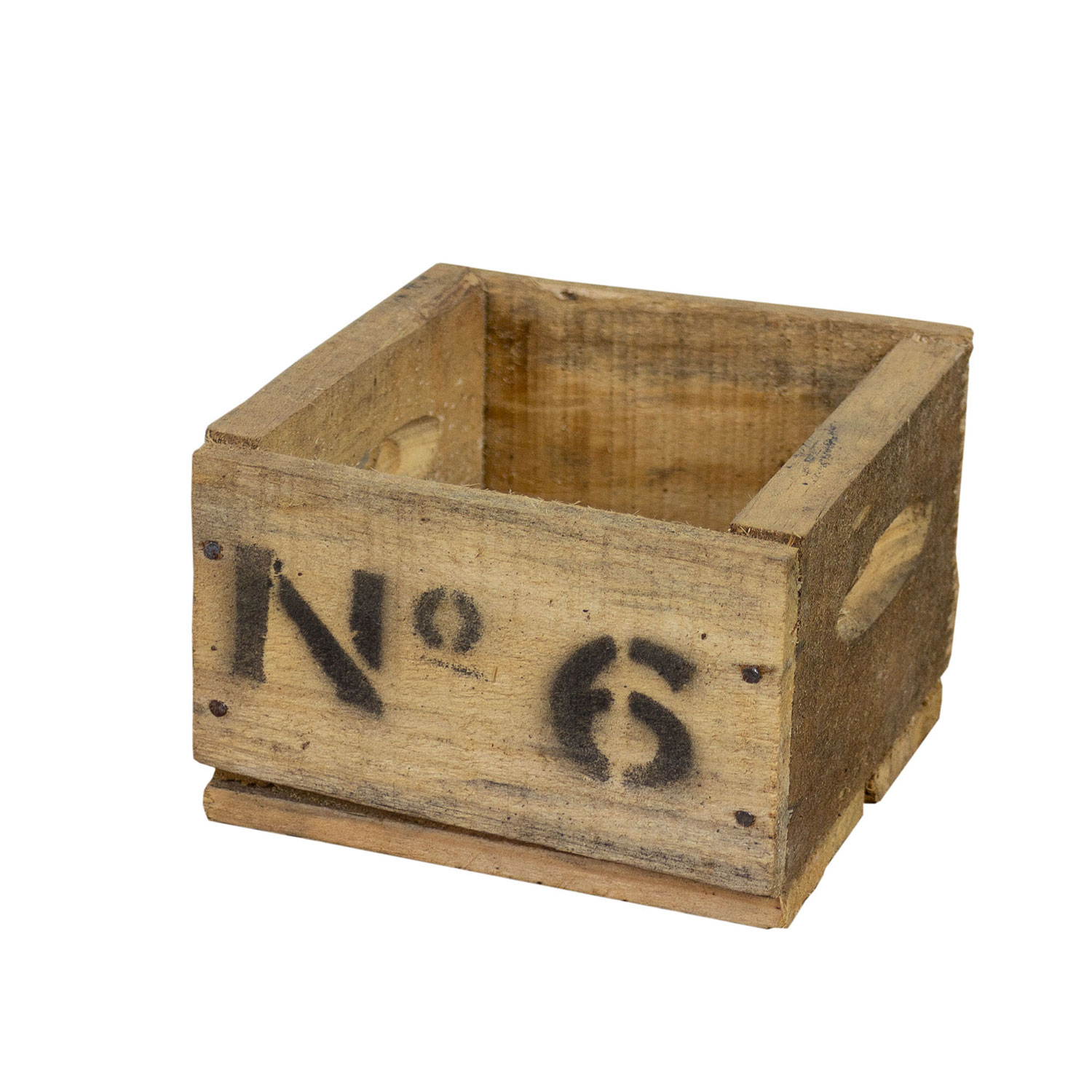 alte Holzkiste Number in verschiedenen Grössen No6
