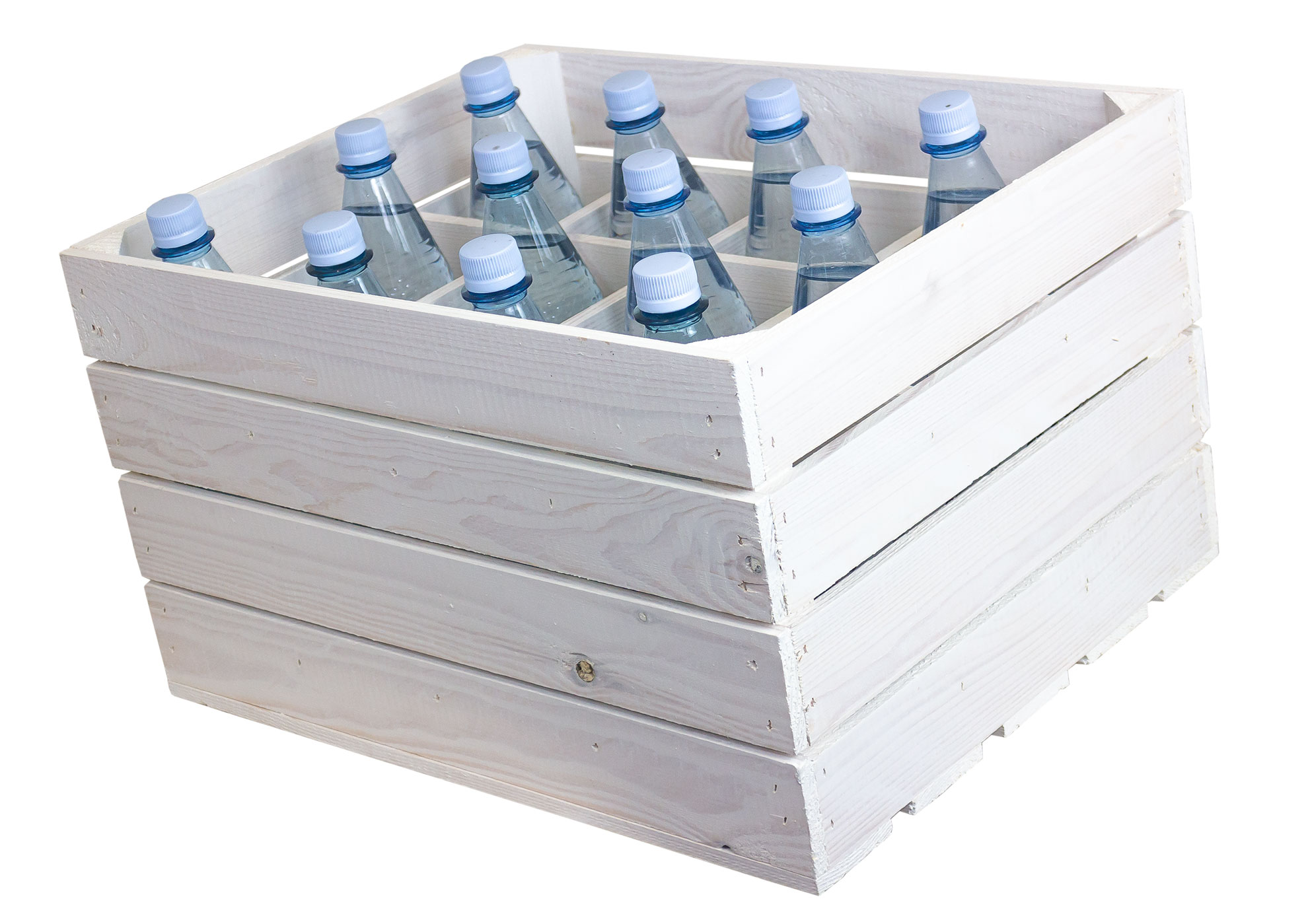Flaschenregal Henry  12er weiss