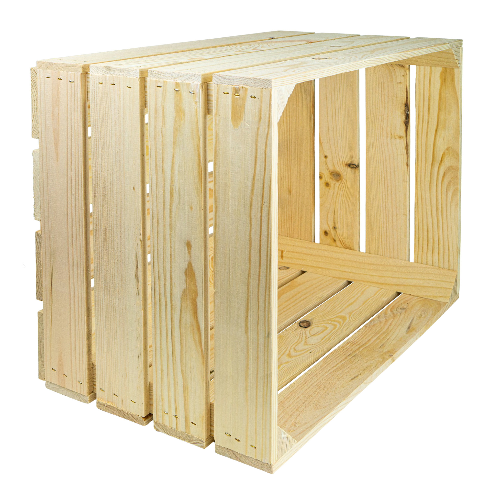 Holzkiste Johanna neu Natur 50x40x30cm