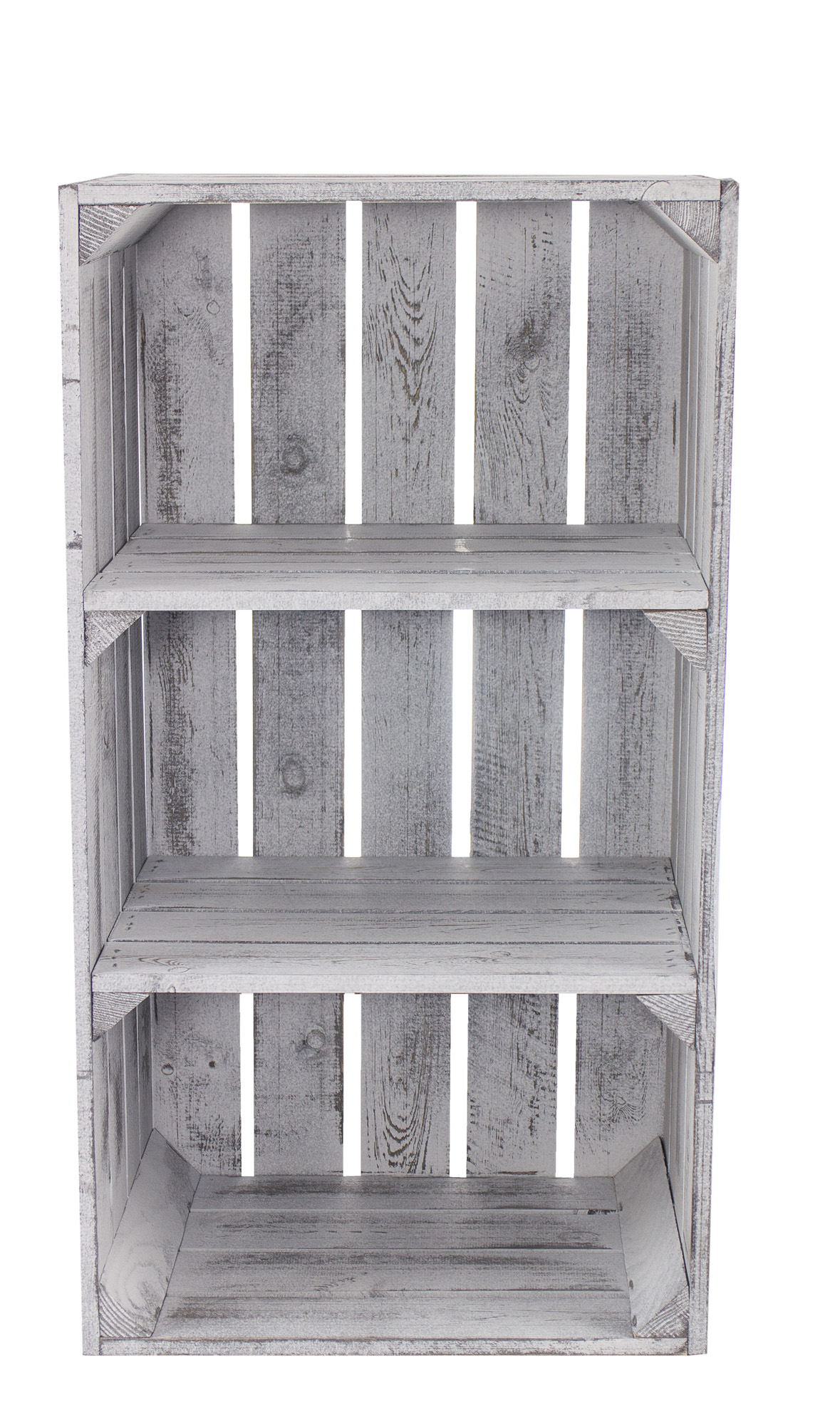 Schmale Regalkiste im Vintage Design 75x40x31cm