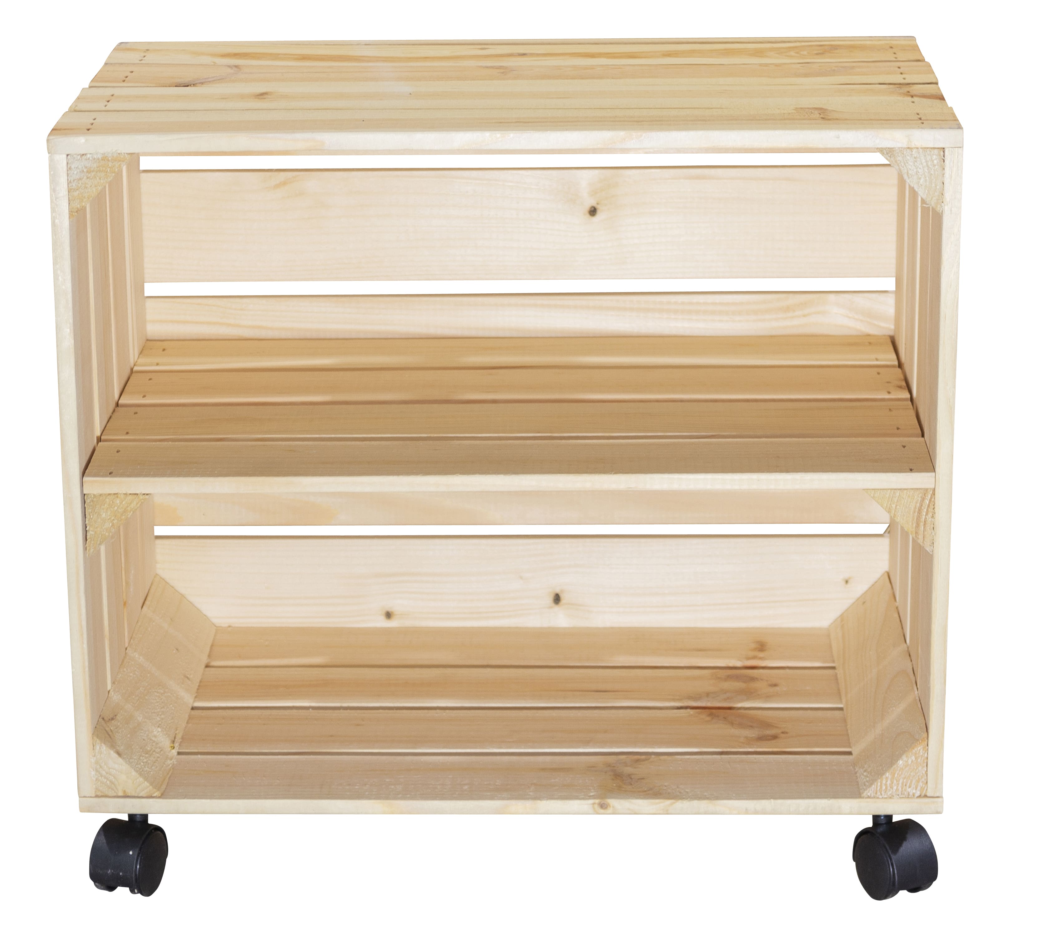 3er Obstkisten mit Rollen Überraschungspaket Restposten 50x40x30cm Kisten