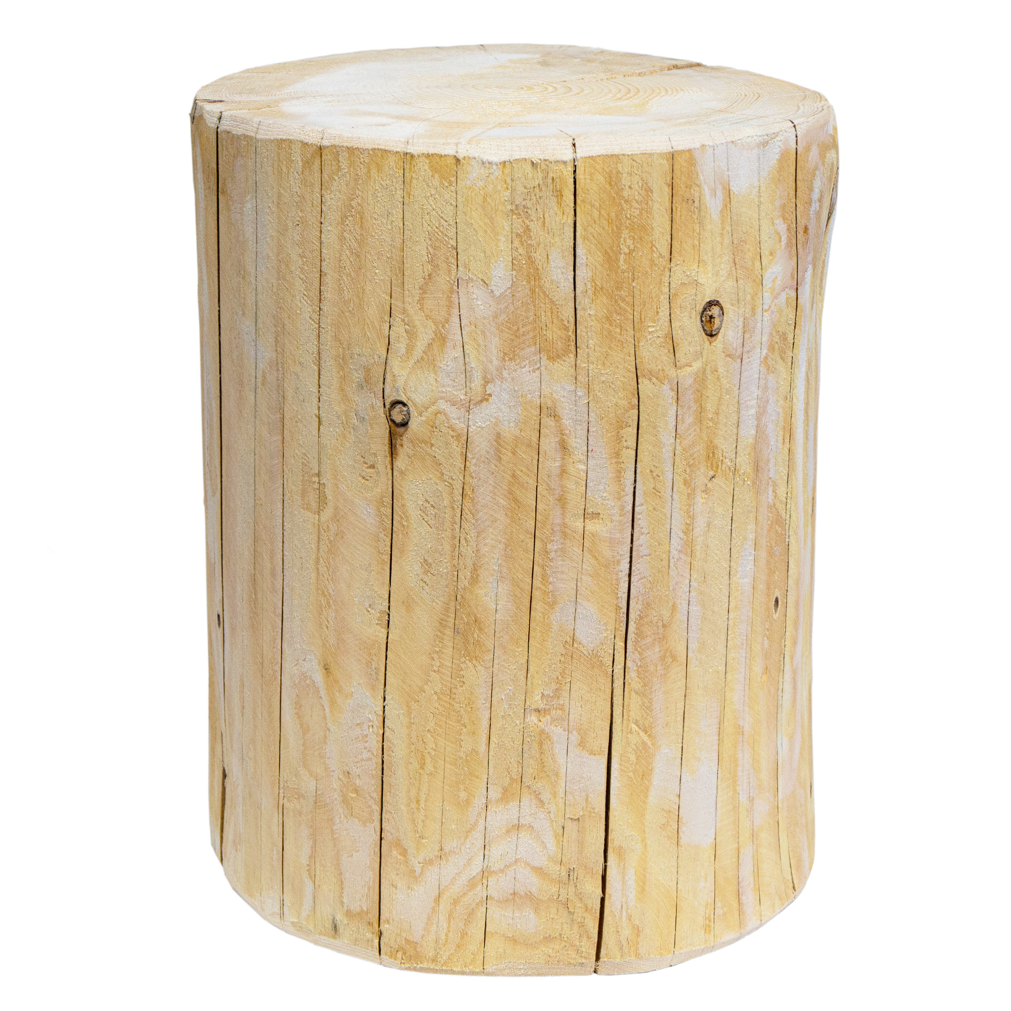 Holzstamm Sitzhocker gehobelt Durchmesser ca 28-30cm