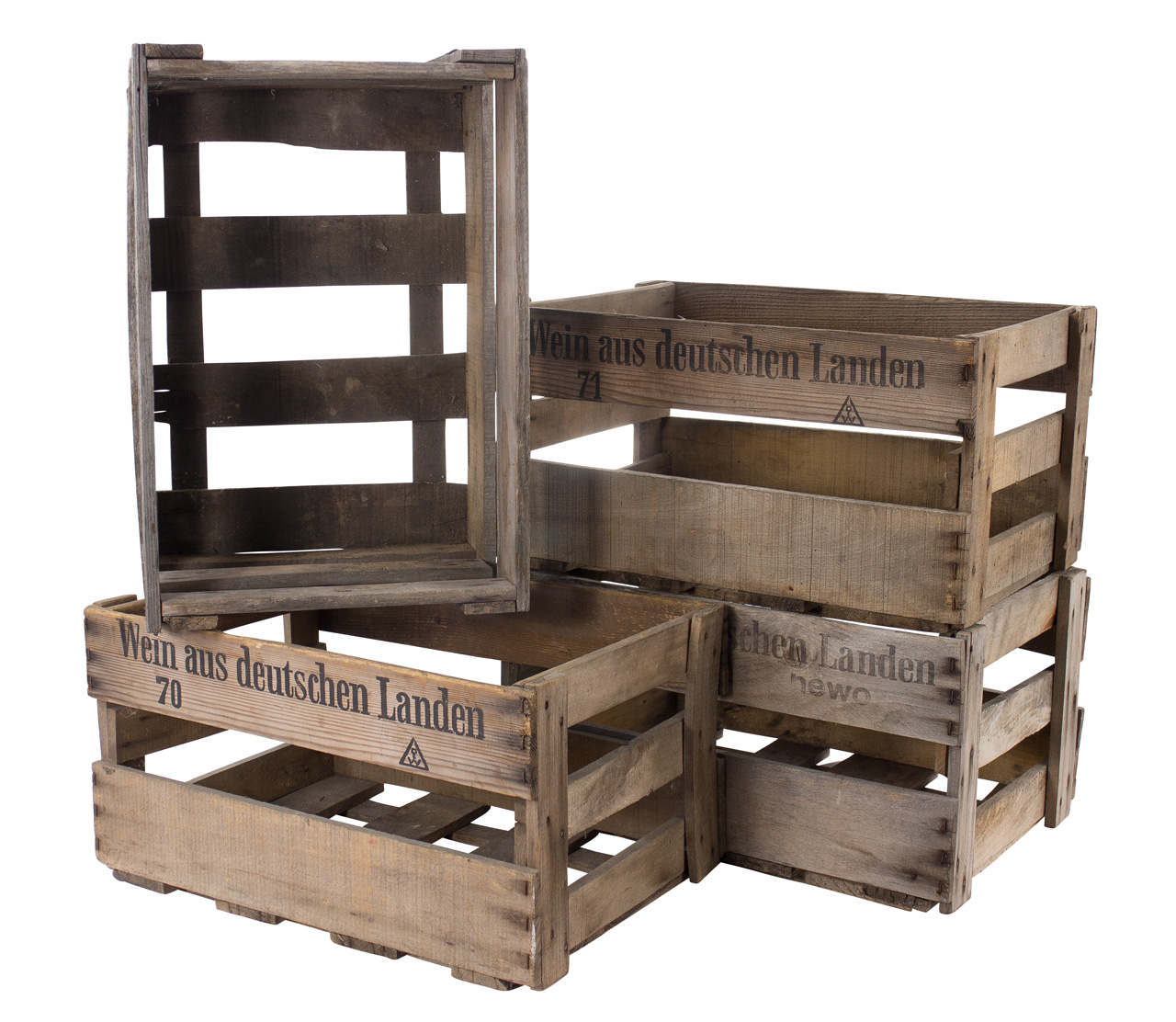 1x caisse de vin originale Pfälzer Vintage caisses de fruits en bois caisses de fruits caisses de vin shabby