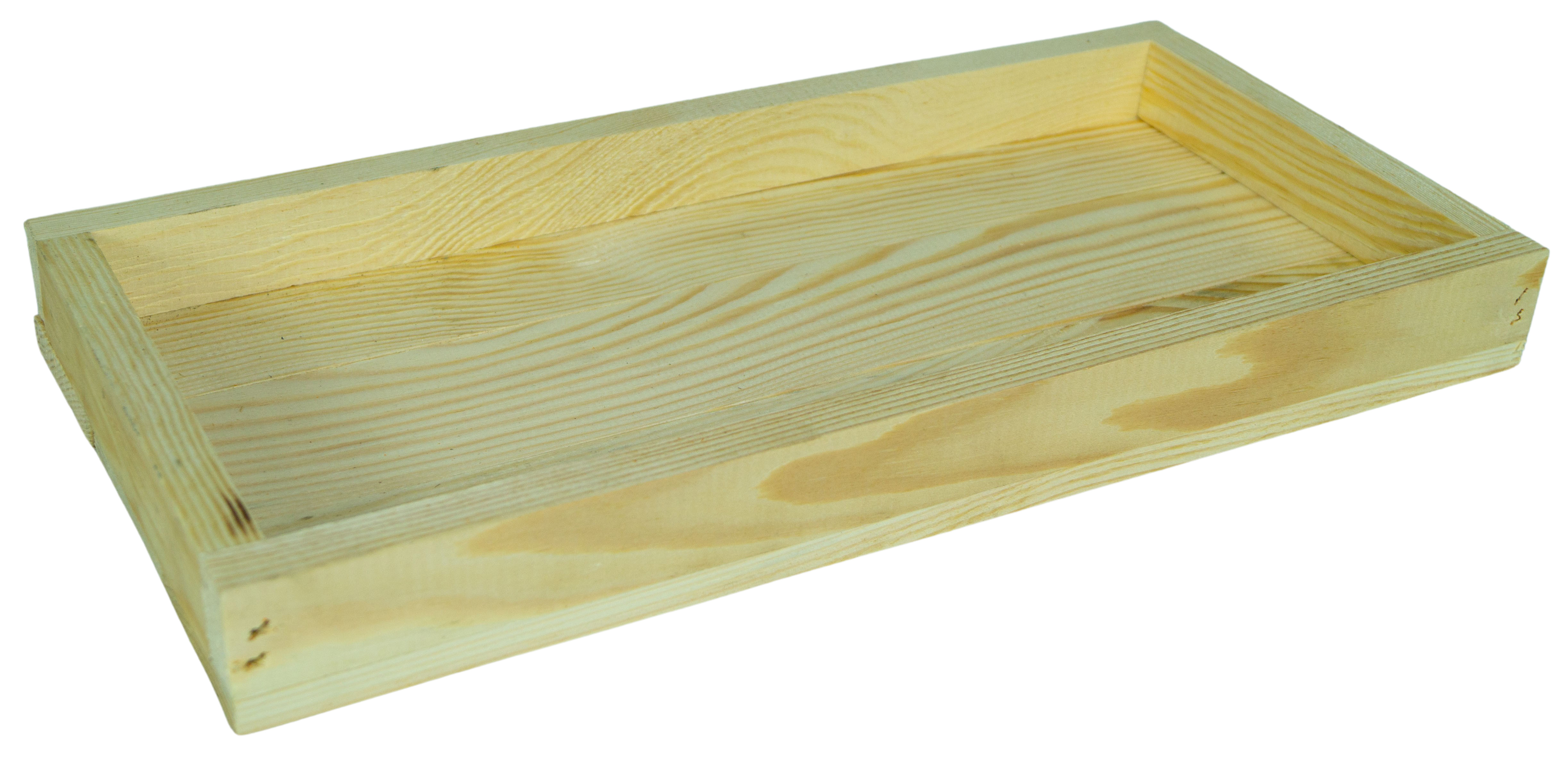 Kleines Dekotablett Emma 40x19x4cm in natur Schlüsselbox Aufbewahrung