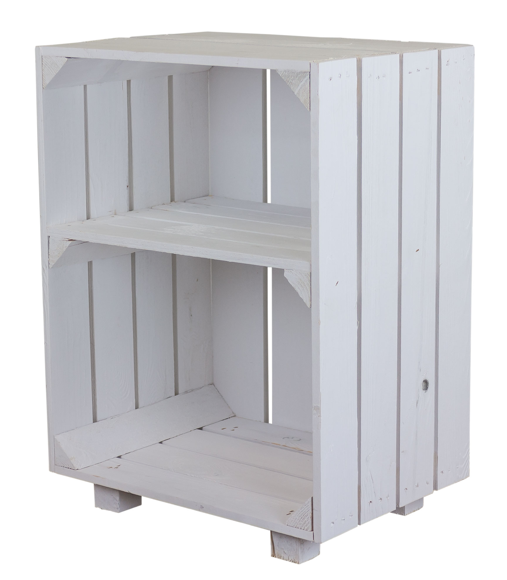 Table de chevet blanche avec compartiment de rangement